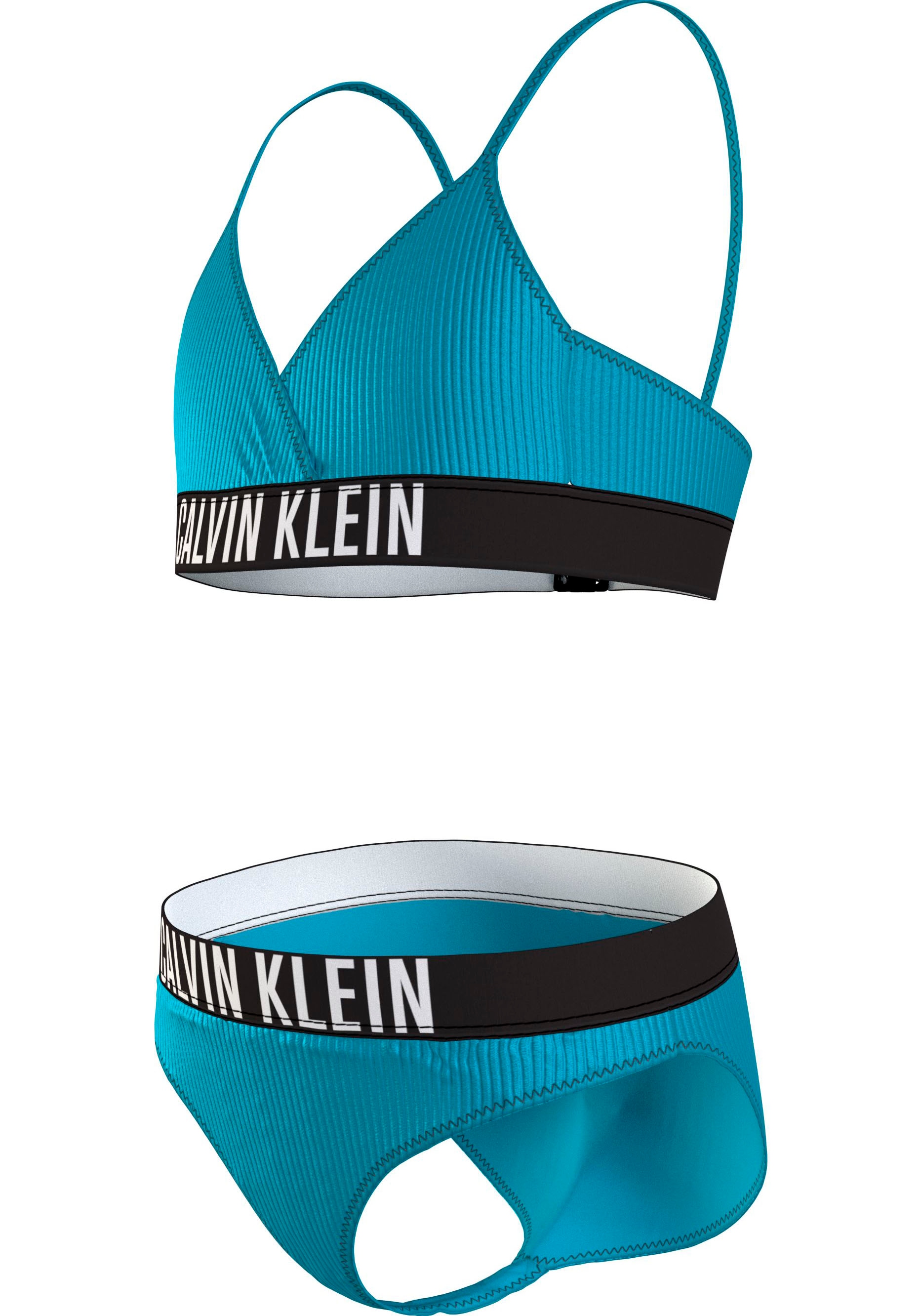 ✵ Calvin Klein Swimwear Triangel-Bikini (2 Jelmoli-Versand mit St.), »CROSSOVER online TRIANGLE | bestellen BIKINI Markenlabel SET«