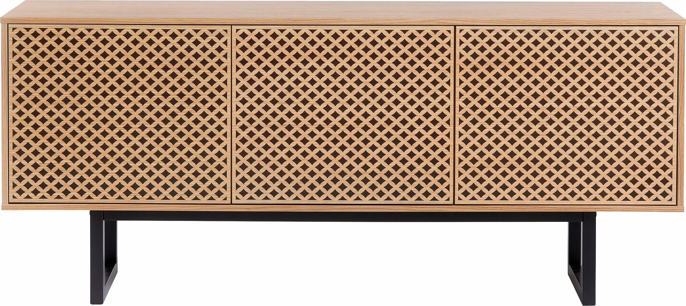 Woodman Sideboard »Malena«, Kommode mit Push-to open Funktion, Breite 175 cm, FSC®