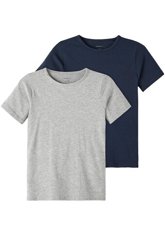 Name It T-Shirt »NKMT-SHIRT SLIM 2P NOOS«, (Packung, 2 tlg., 2er-Pack) kaufen