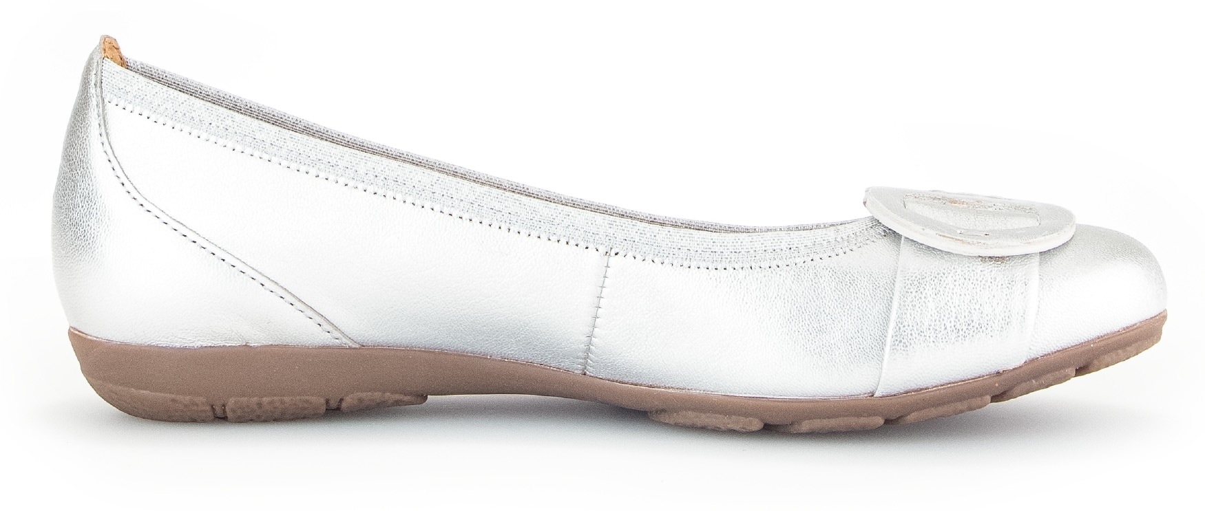 Gabor Ballerina, flache Schuhe, Slipper mit Hovercraft Luftkammern-Laufsohle