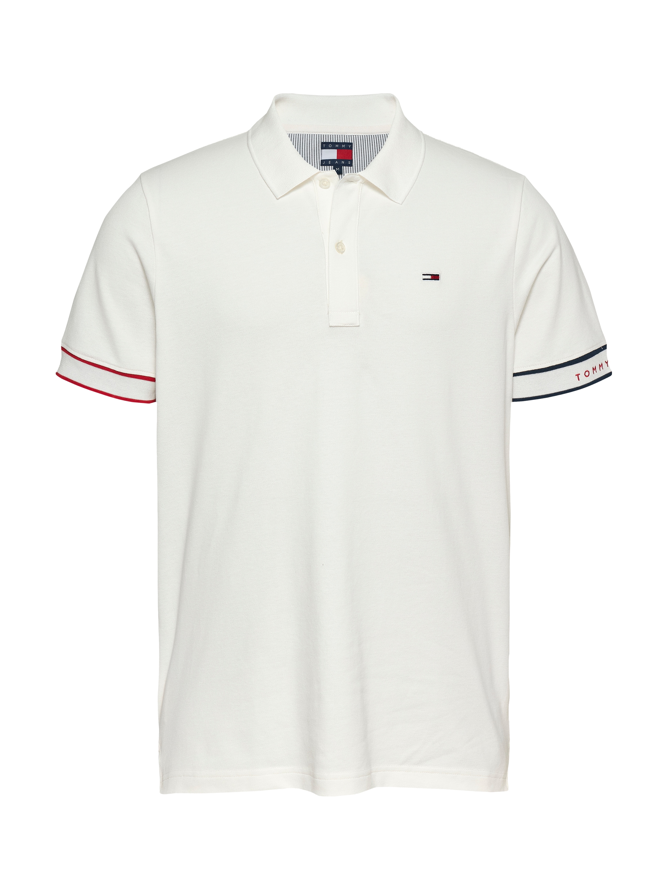 Tommy Jeans Poloshirt »TJM SLIM FLAG CUFF POLO EXT«