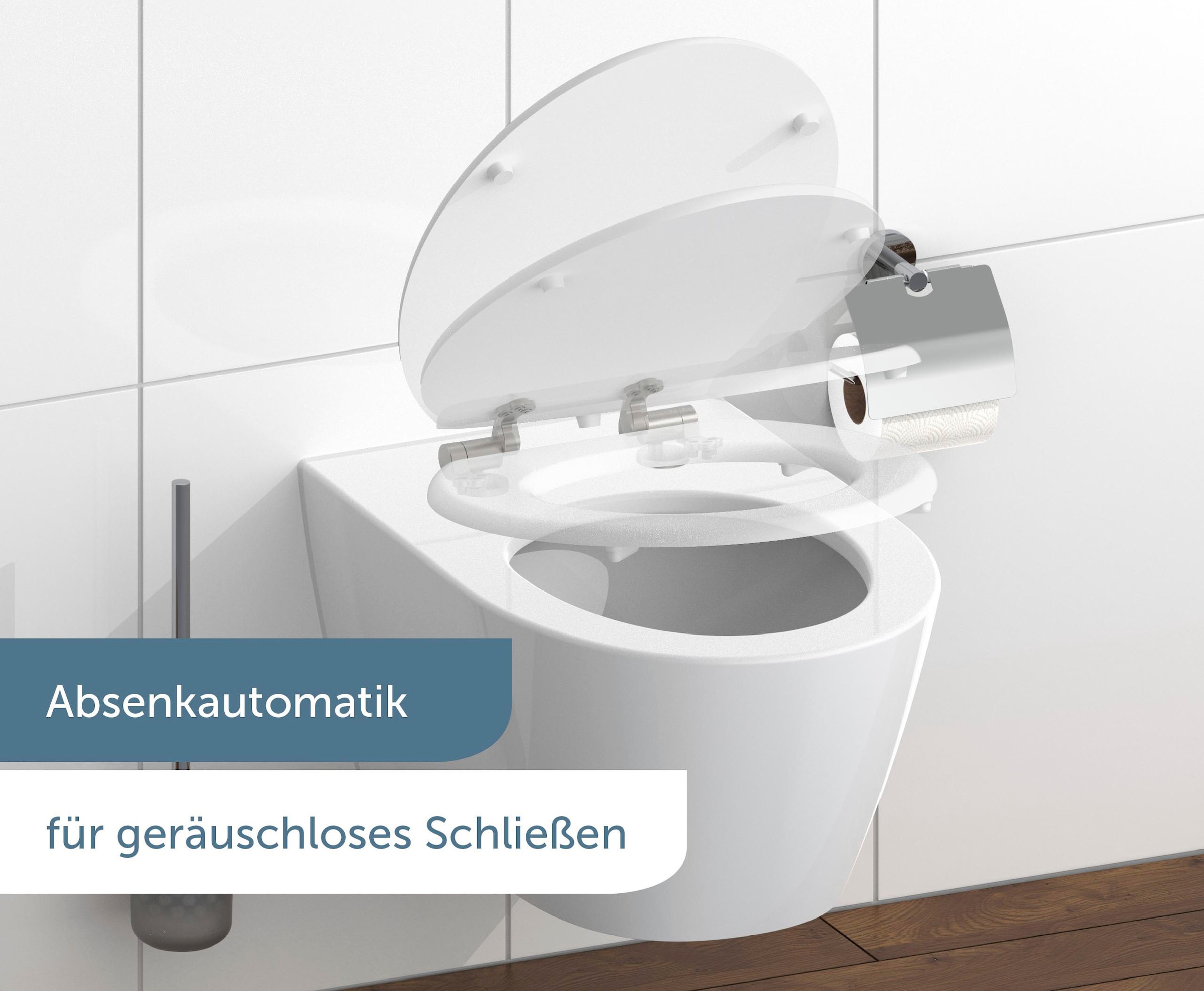 Schütte WC-Sitz »SPIRIT«, mit Absenkautomatik und MDF-Holzkern