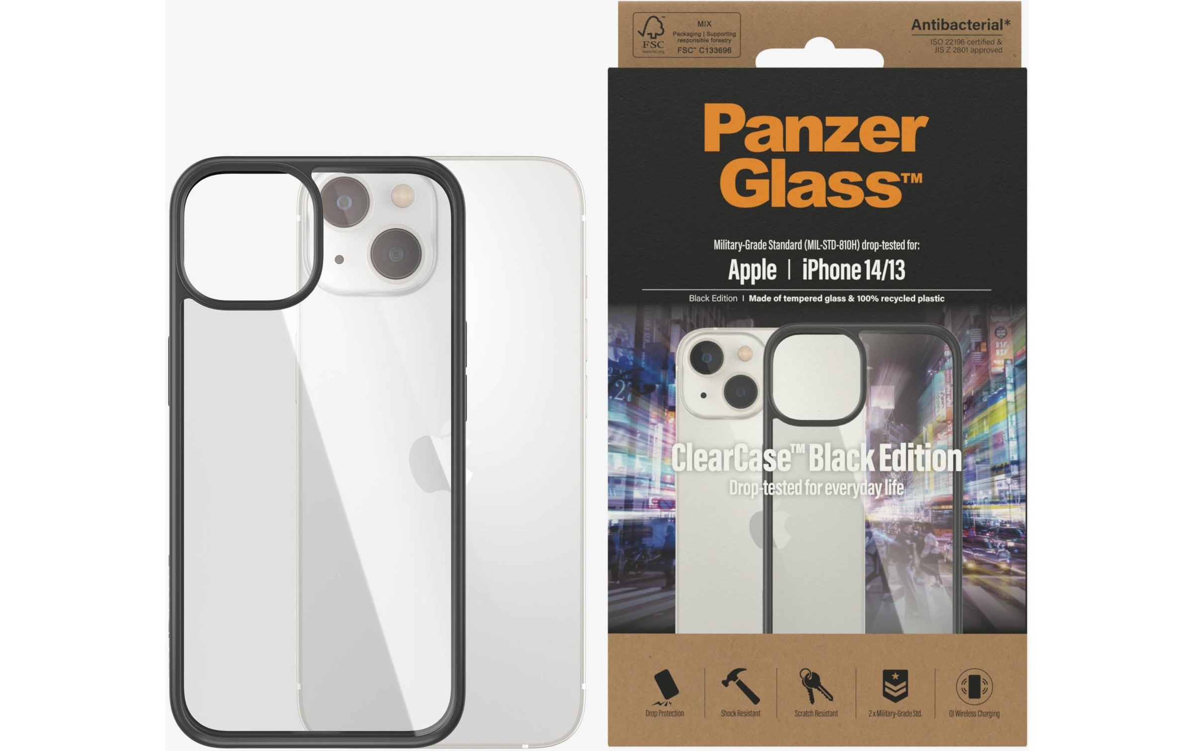 PanzerGlass Backcover »ClearCase iPhone 14«, iPhone 14