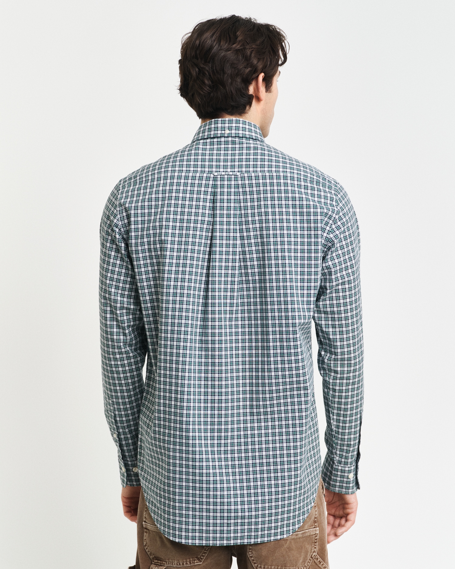 Gant Langarmhemd »REG POPLIN SMALL CHECK SHIRT«, Regular Fit Popeline Hemd mit kleinem Karomuster