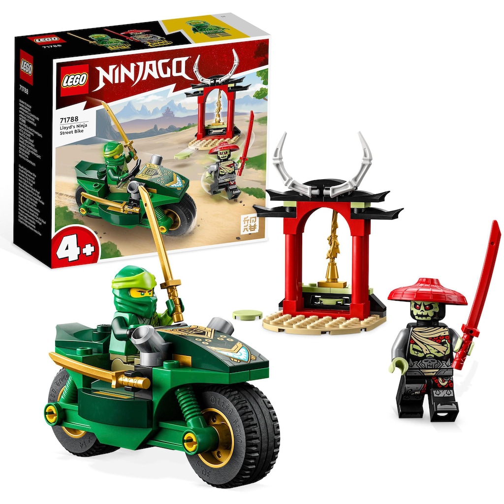 LEGO® Konstruktionsspielsteine »Lloyds Ninja-Motorrad (71788), LEGO® NINJAGO«, (64 St.)