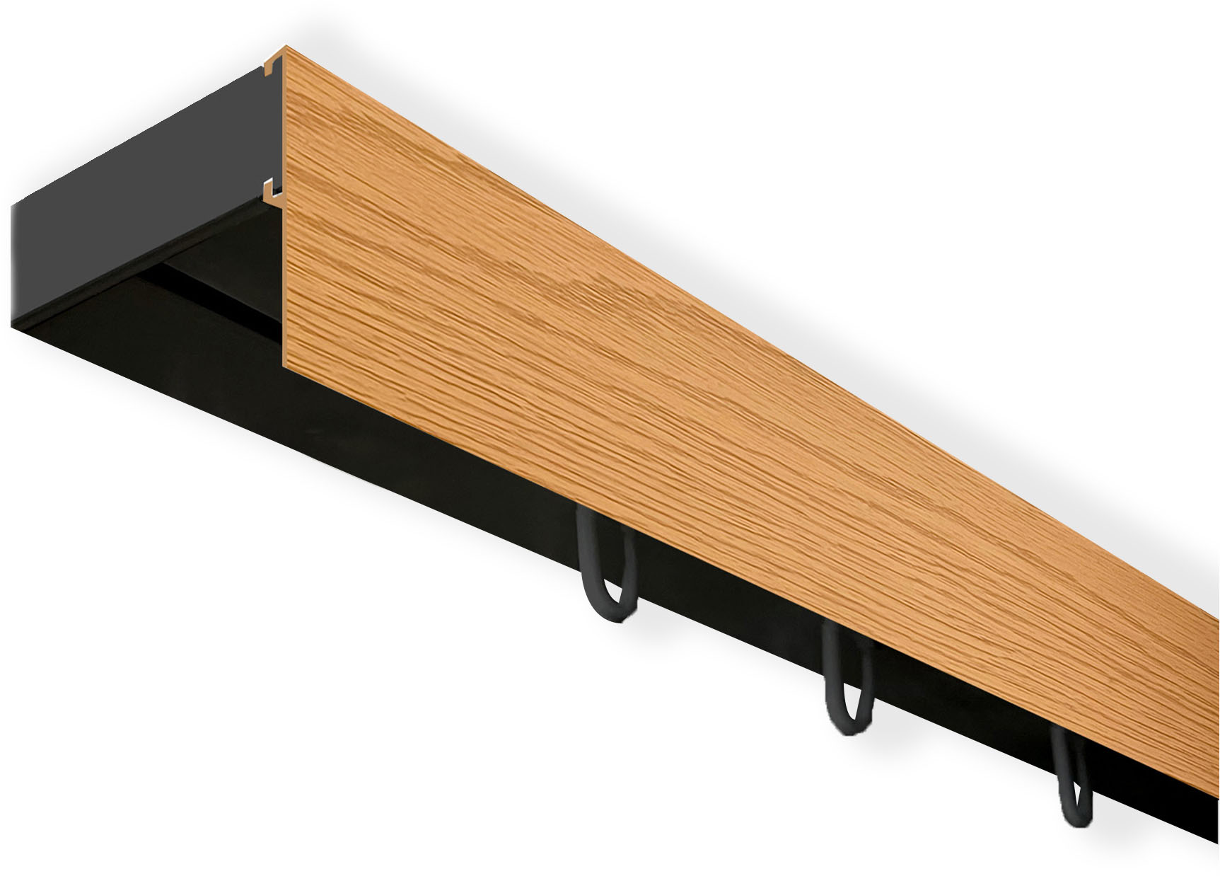 SN DECO GROUP Gardinenschiene »Vorhangschiene SH (1) mit Blende 5 cm« 1 läufig-läufig Fixmass