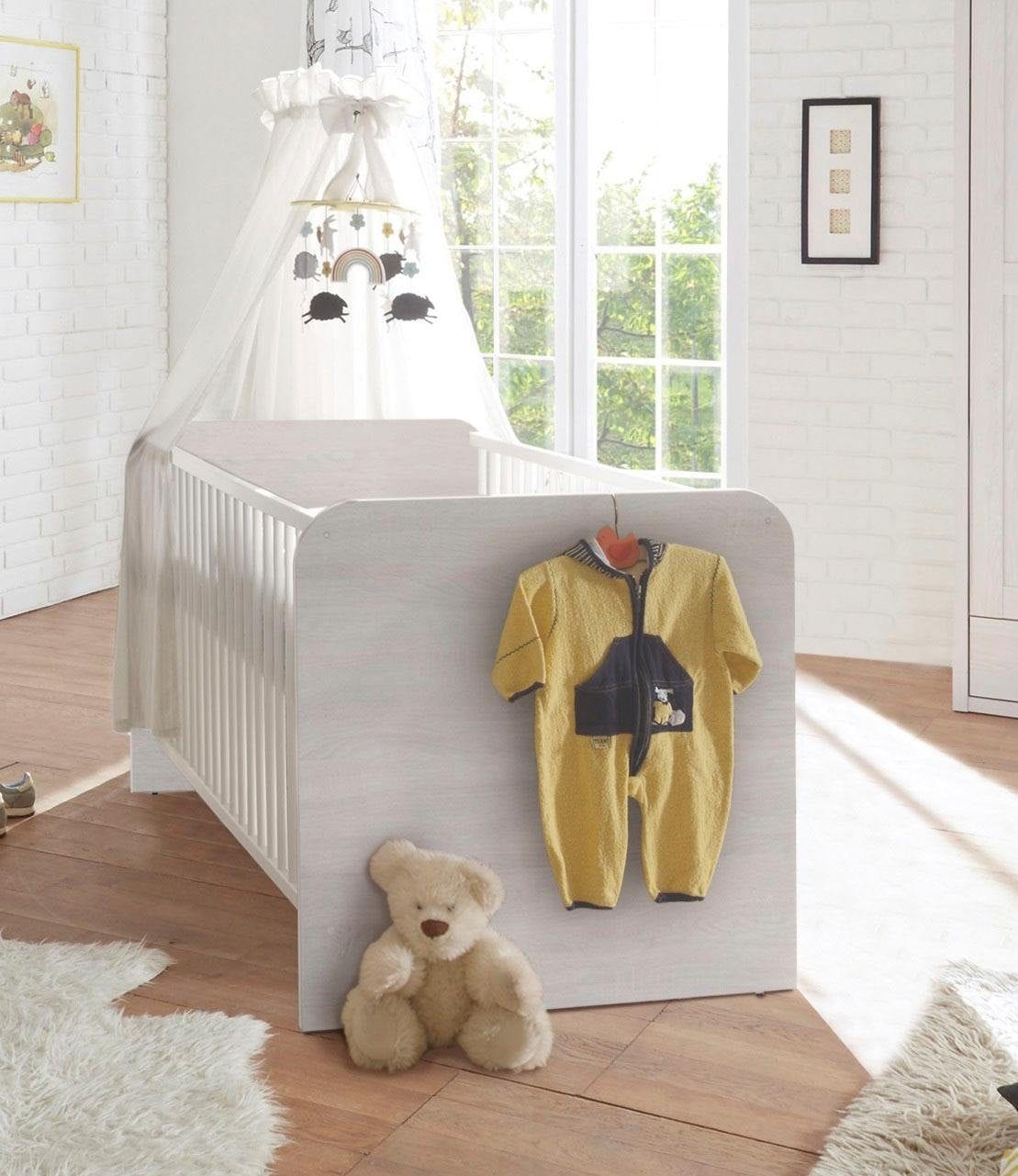 ✵ Begabino Babybett »Luca«, mit Schlupfsprossen günstig | bestellen Jelmoli-Versand