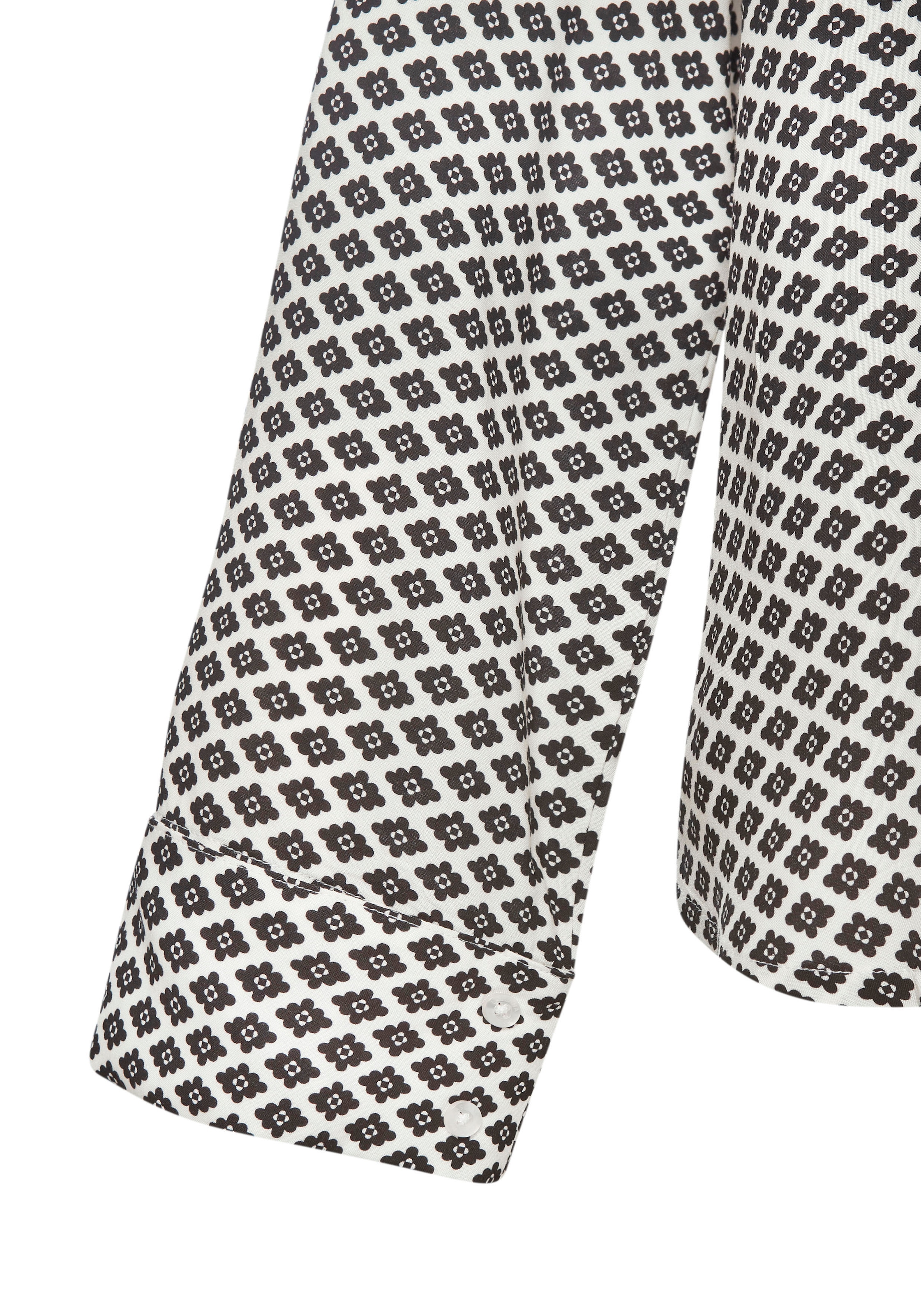 LASCANA Pyjamaoberteil, Mit edlem Allover-Druck