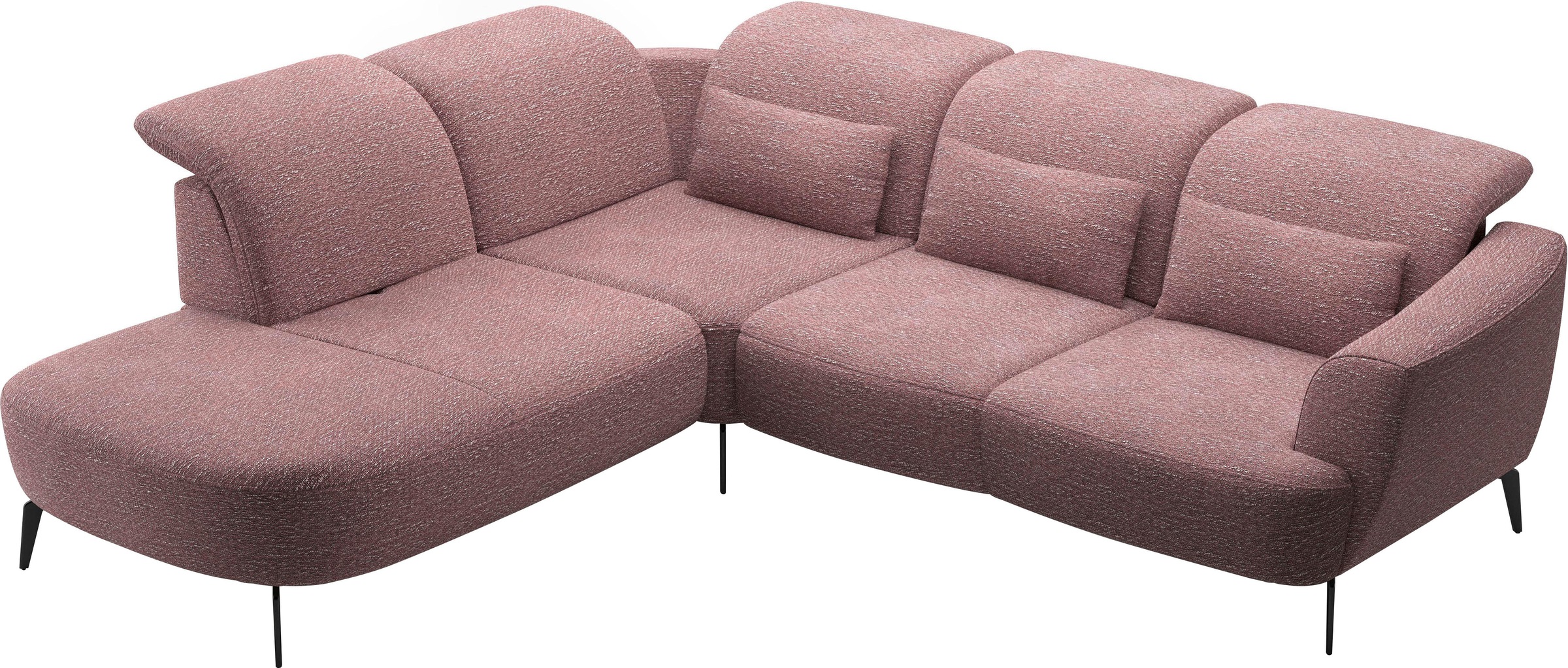 sit&more Ecksofa »Zoe«, ink.Sitztiefenverstellung, wahlweise mit Kopfteilverstellung