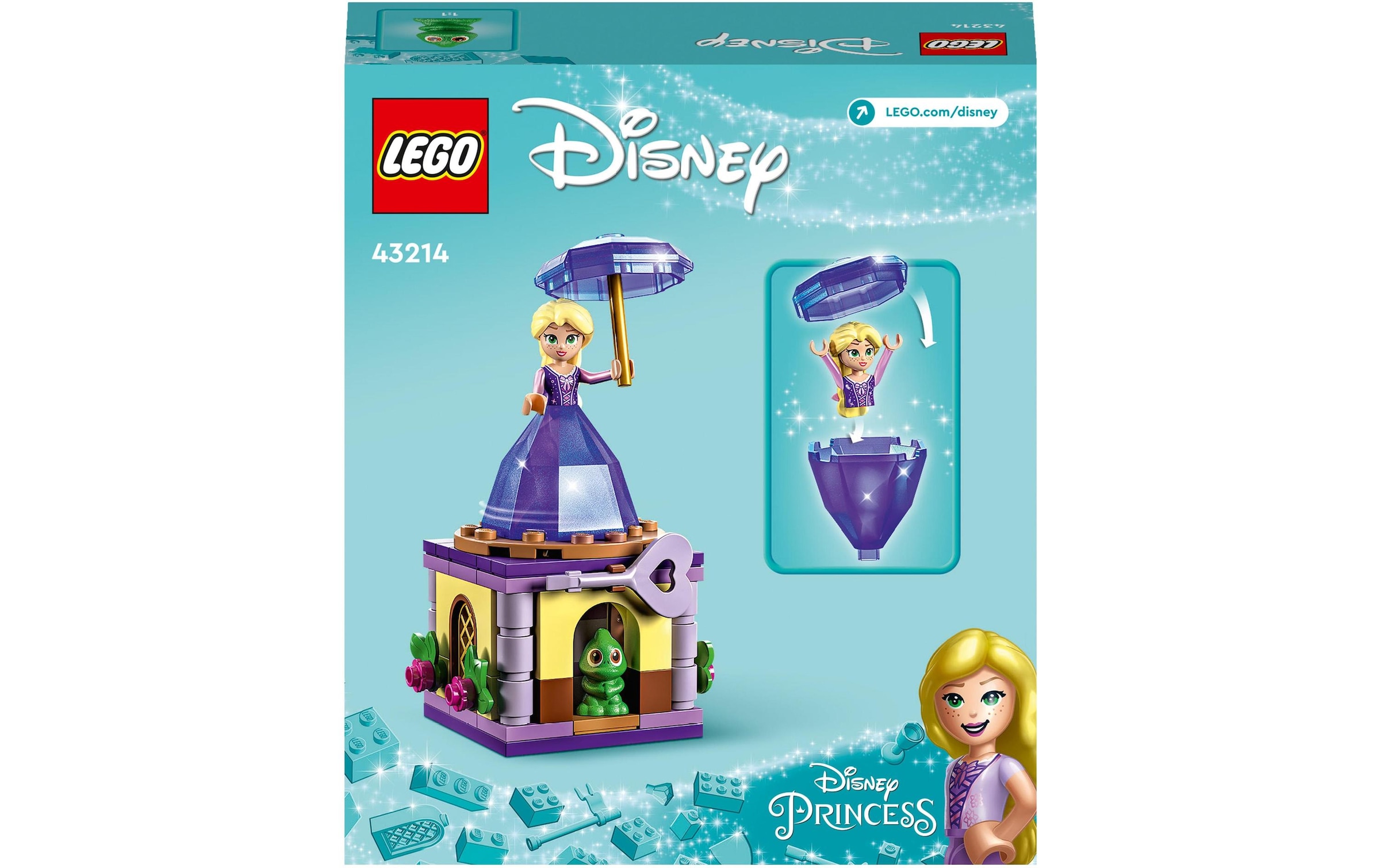 LEGO® Konstruktionsspielsteine »Rapunzel-Spieluhr«, (89 St.)