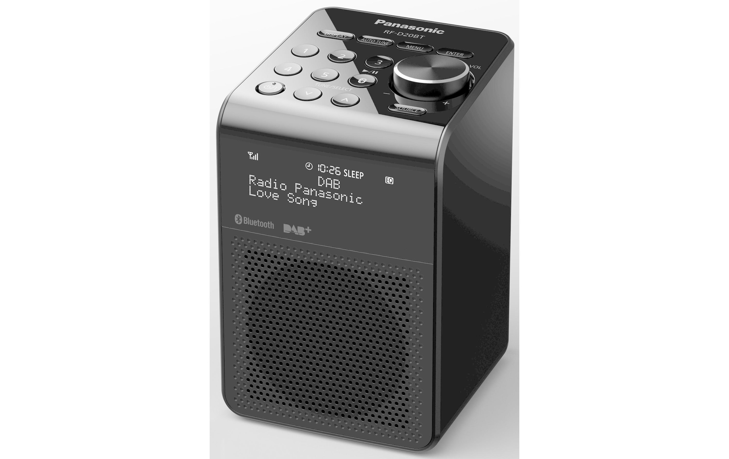 Panasonic Digitalradio (DAB+) »RF-D20BTEG-K Schwarz«, (Bluetooth Digitalradio (DAB+)-FM-Tuner)