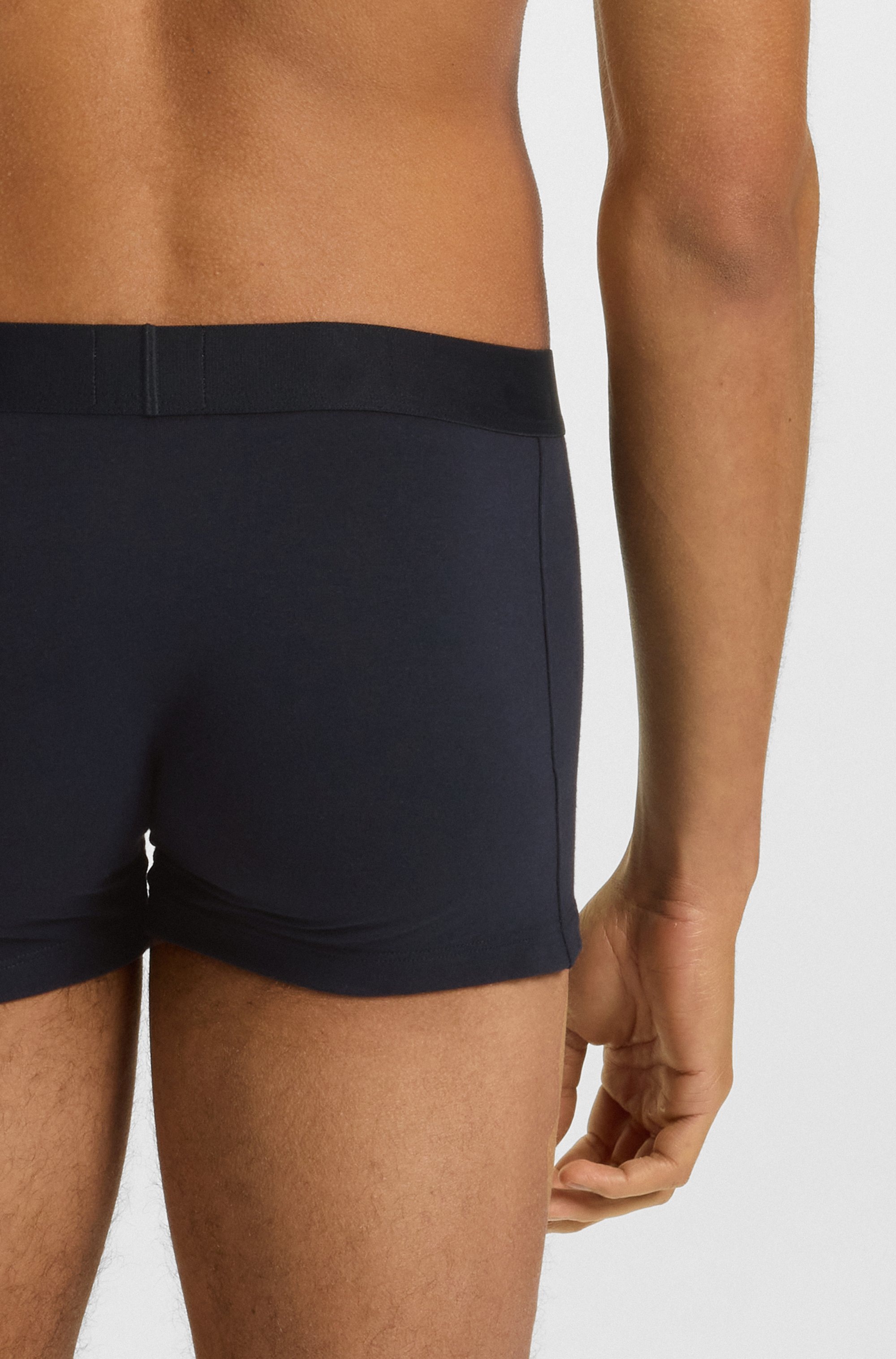 BOSS Trunk »3P Trunk BOSS ONE«, mit unifarbenen Bund