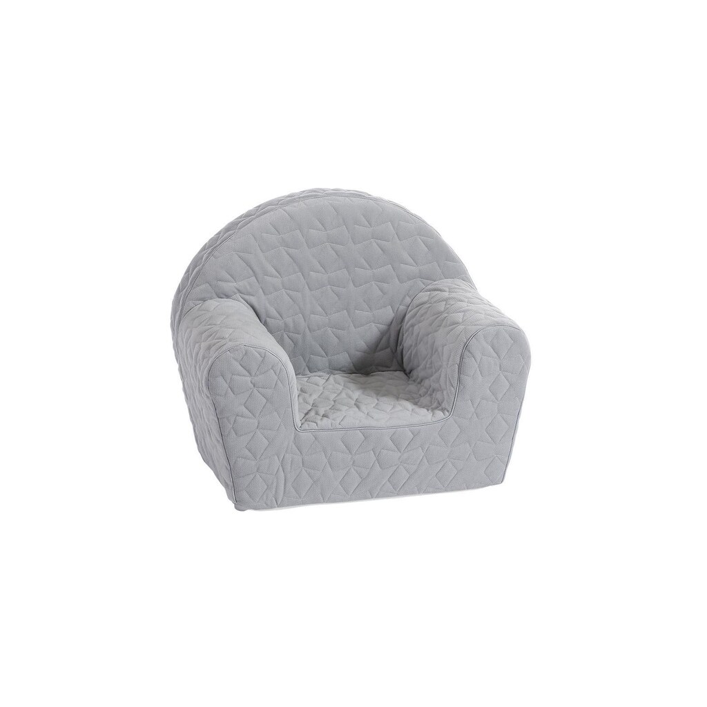 Knorrtoys® Sessel »Kindersessel Grau mit geometrischen Formen«