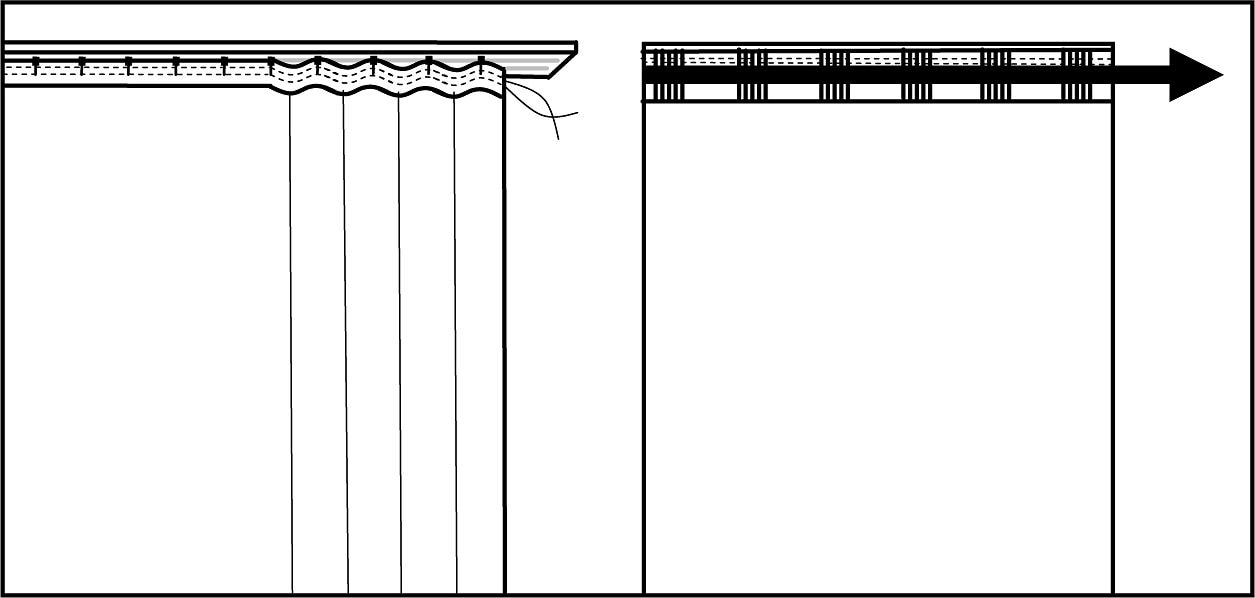 affaire HxB: 300x140 transparent, Leinen Home shoppen online Jelmoli-Versand Gardine (2 »Larvik«, | St.), Optik,