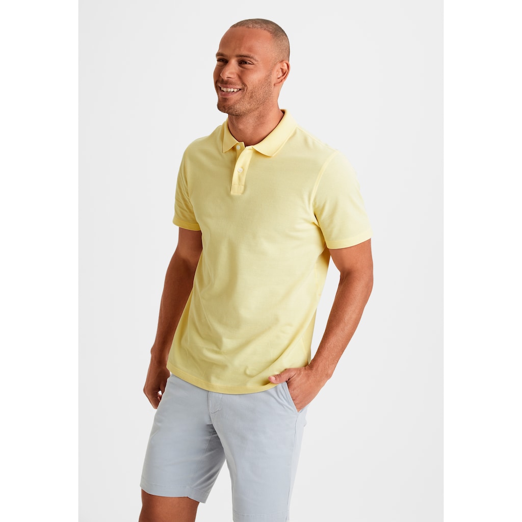 Beachtime Poloshirt, Kurzarm, Shirt mit Polokragen, Baumwoll-Piquè