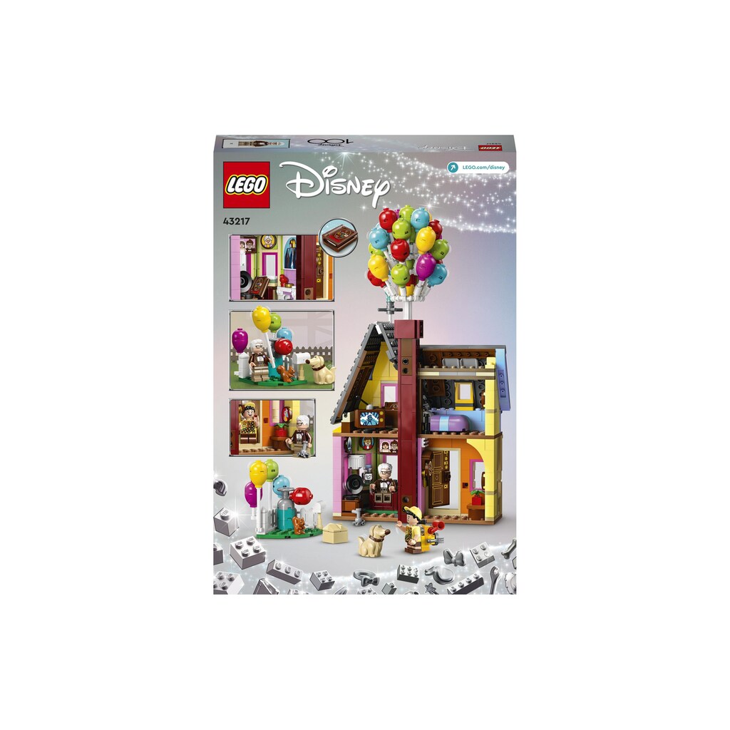 LEGO® Spielbausteine »Lego Disney Carls Haus aus Oben«, (598 St.)