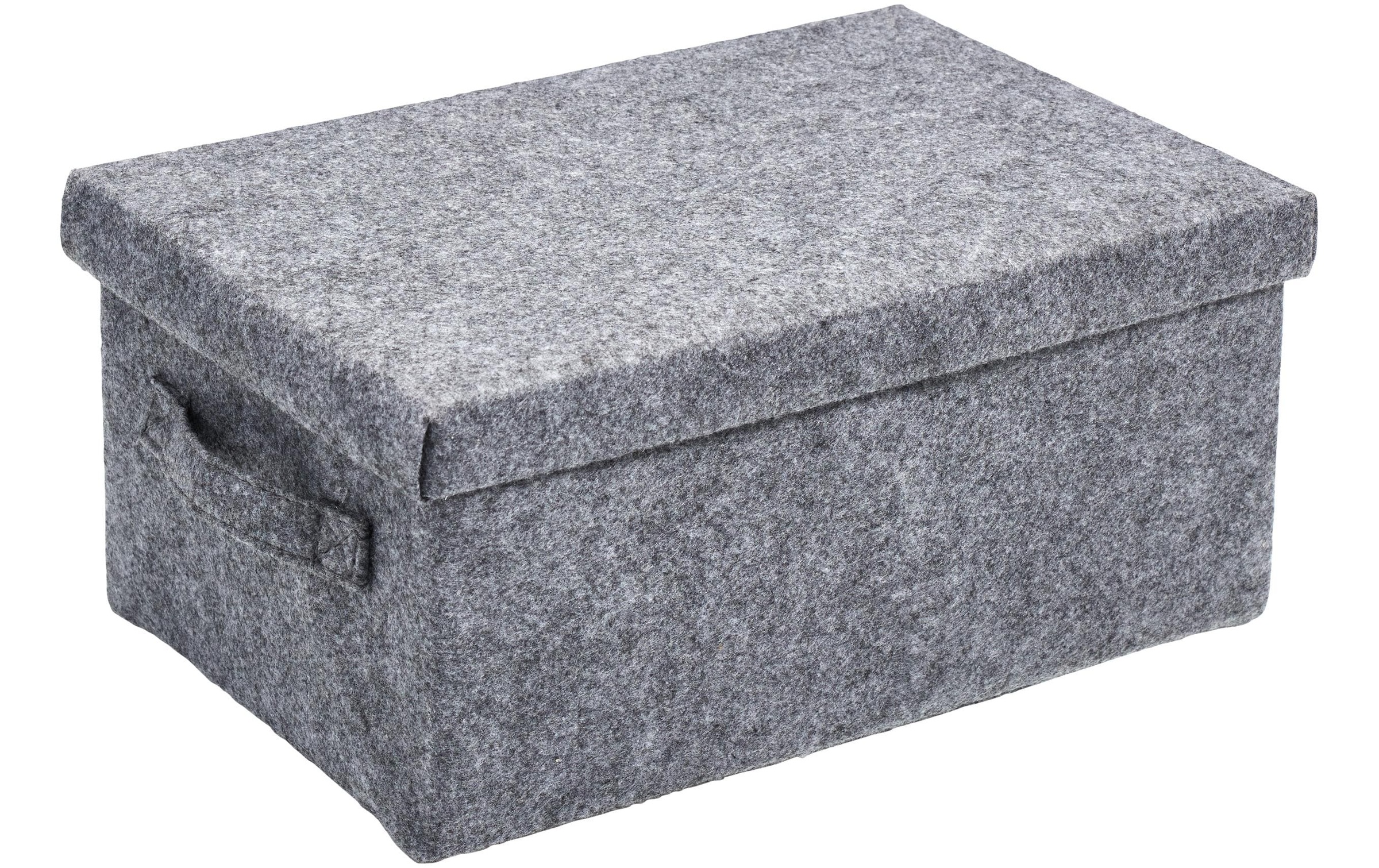 diaqua® Aufbewahrungsbox »Stone 31 x 21 x 14 cm, Grau«, (1 St.)