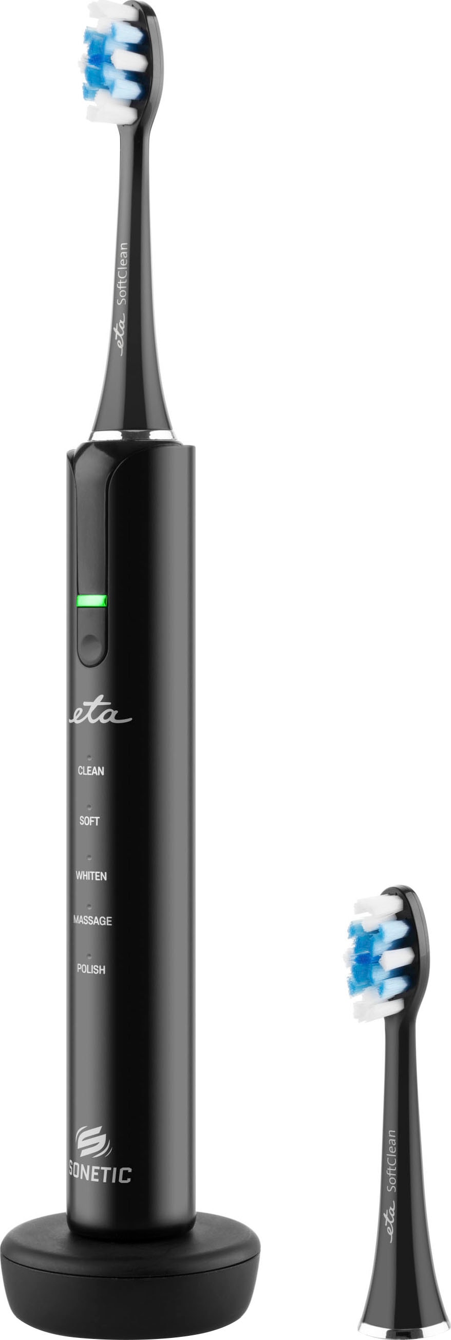 eta Schallzahnbürste »Sonetic ETA270990000«, 4 St. Aufsteckbürsten, Innovative Schalltechnologie MOVE+ (bis zu 40.000 Bewegungen/Minute)