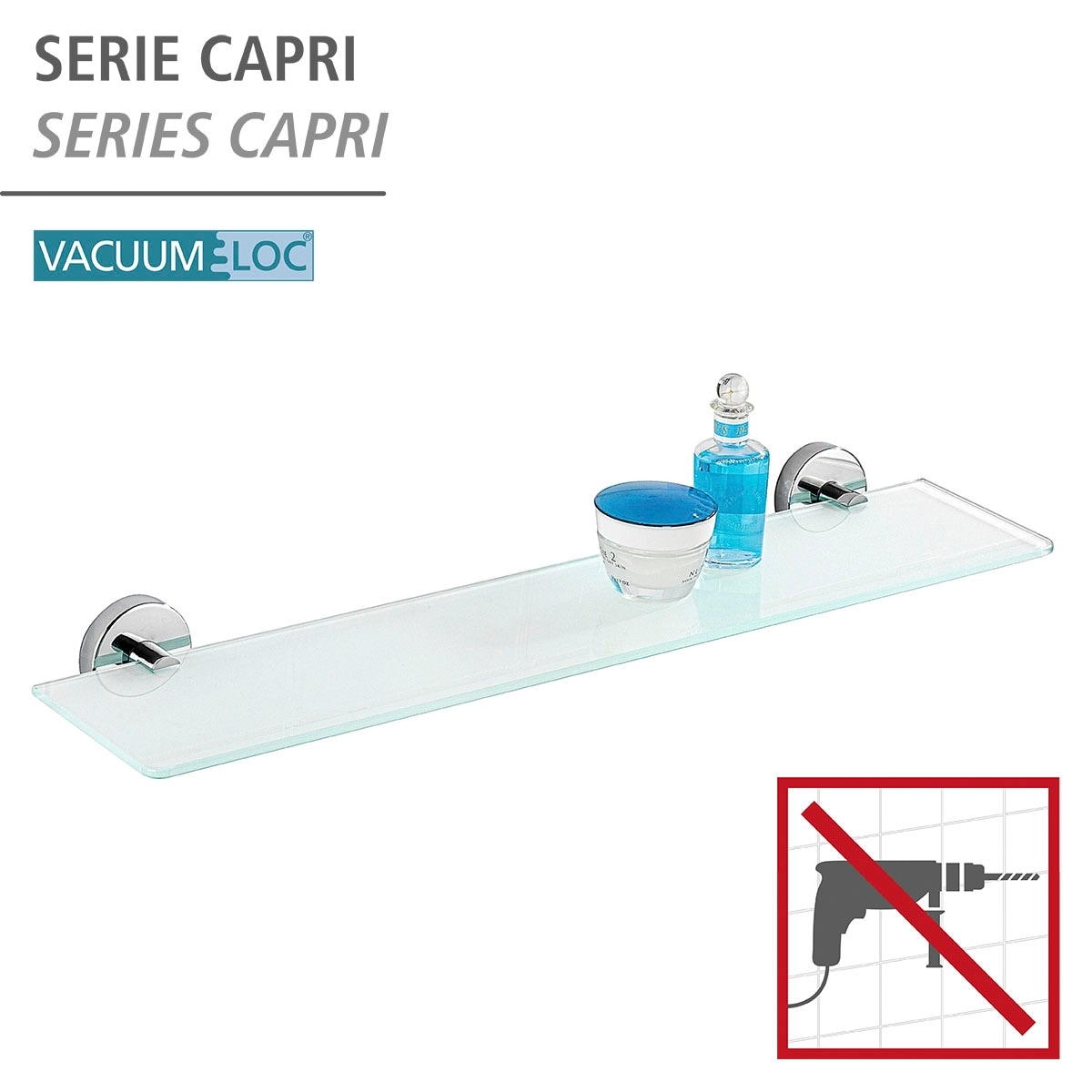 WENKO Ablageregal »Capri«, 1 Ablage