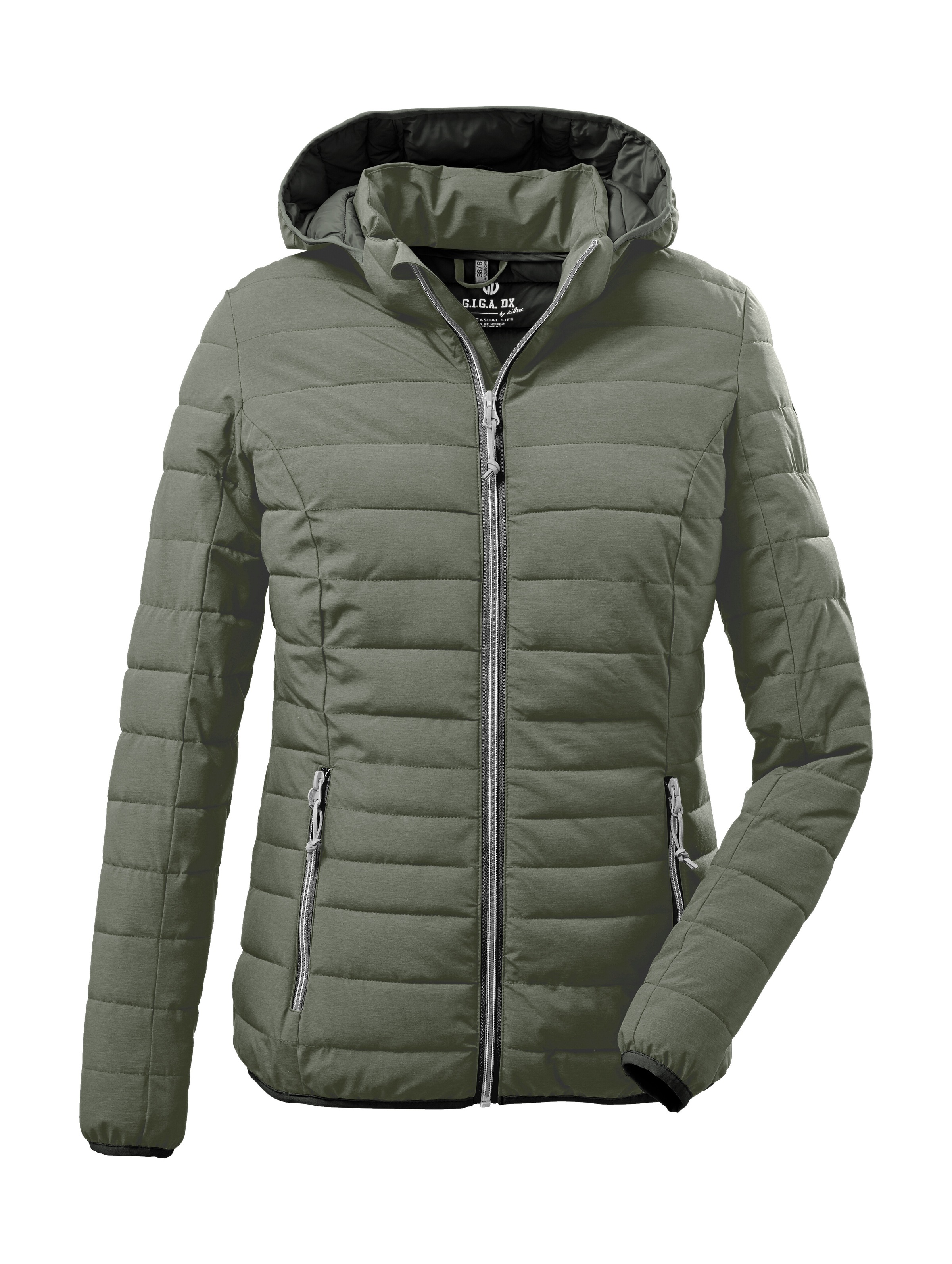 G.I.G.A. DX by killtec Steppjacke »Uyaka« Leichte, wasserabweisende Damenjacke mit abzippbarer Kapuze