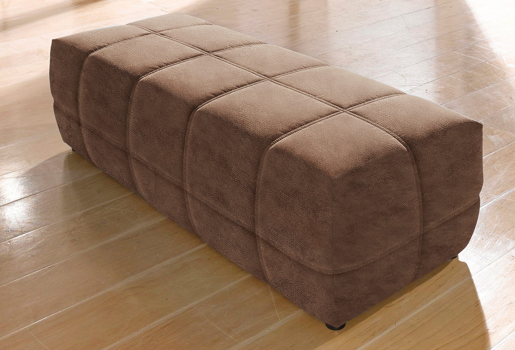 DOMO collection Hocker »Brandon«, grosse Ausführung passend zu "Brandon", auch in Cord