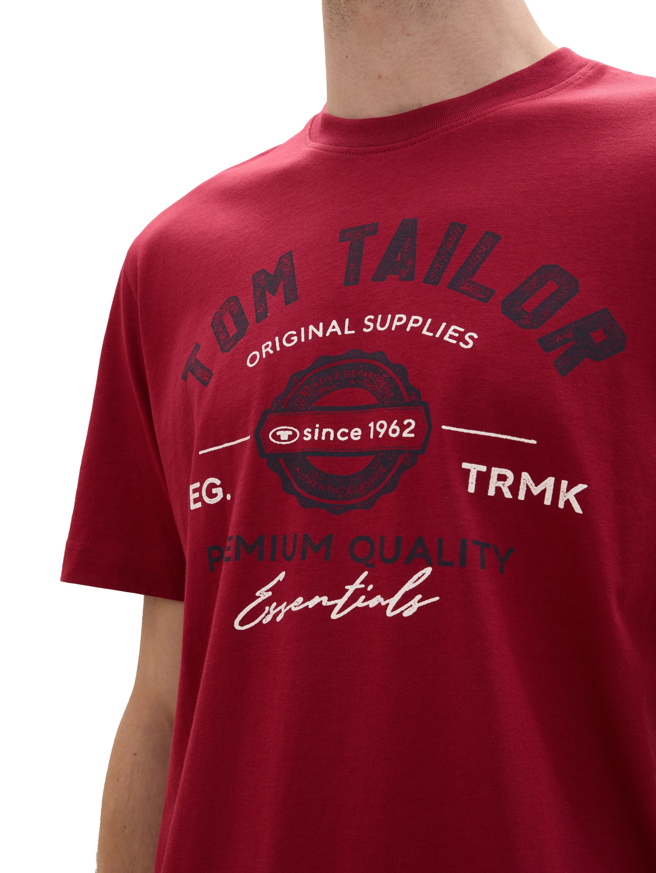 TOM TAILOR T-Shirt, mit grossem Logofrontprint