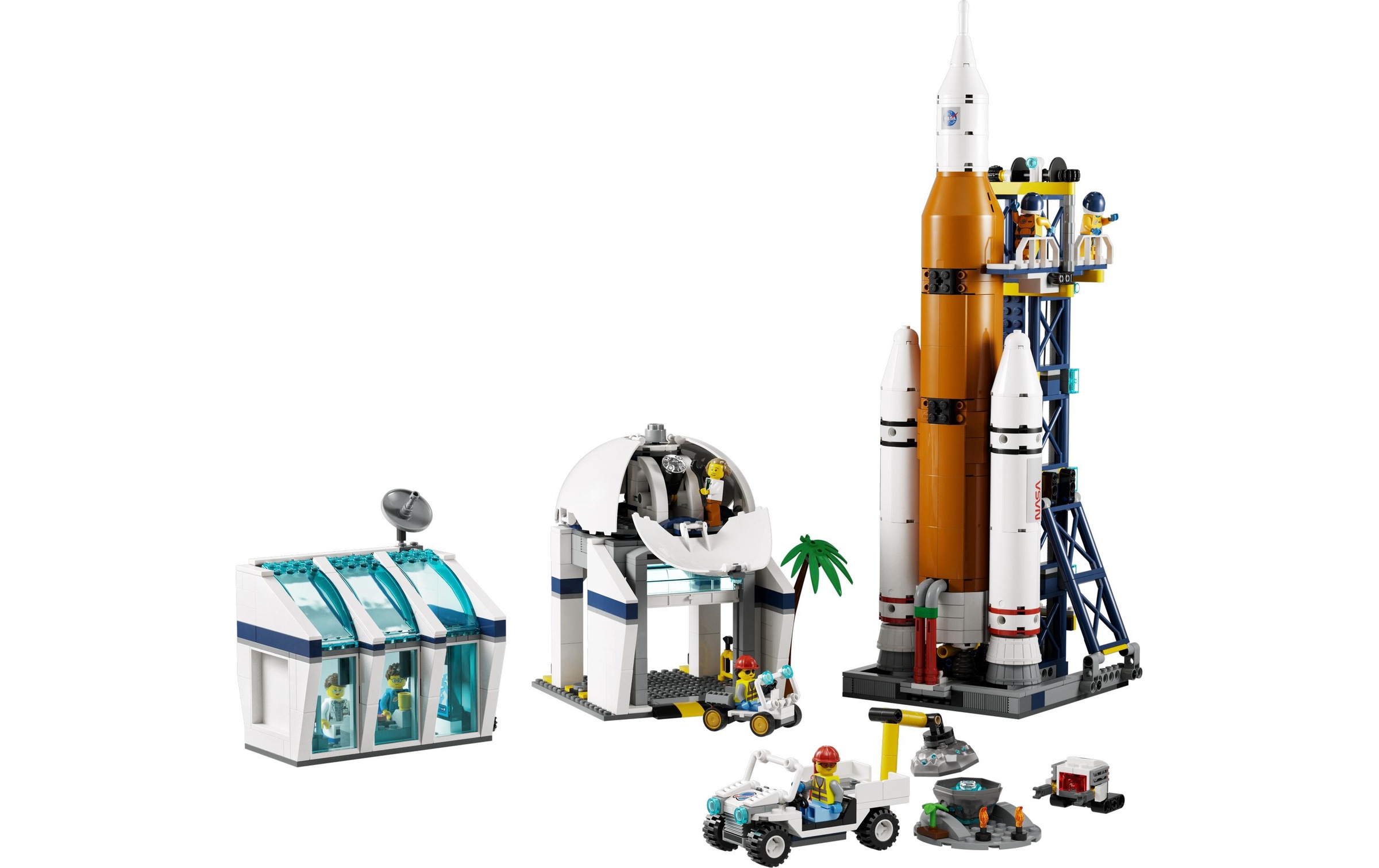 LEGO® Spielbausteine »Raumfahrtzentrum 60351«, (1010 St.)