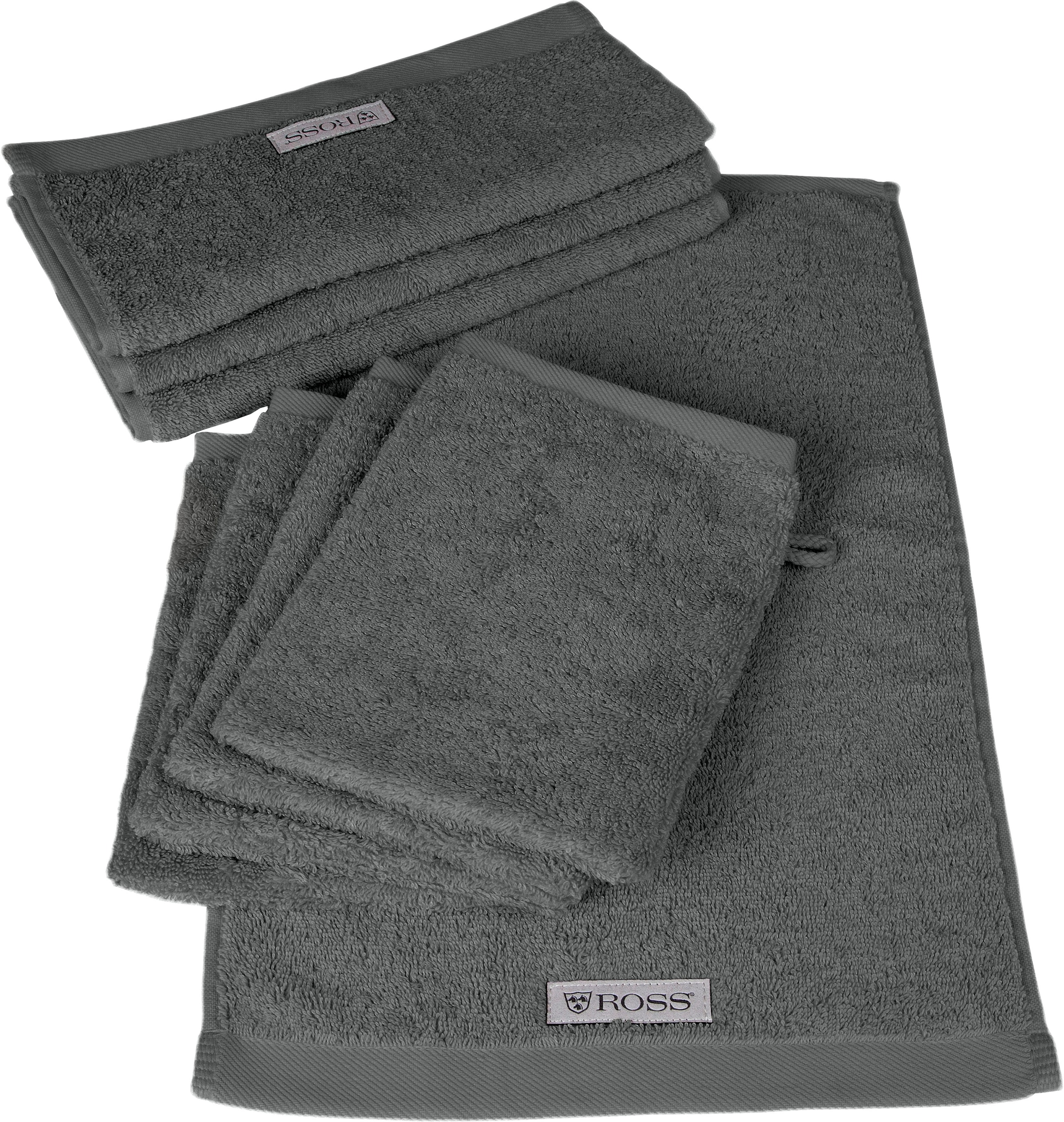 ROSS Handtuch »Sinfonie«, (Set, 8 St., 4 Waschhandschuhe (16x21 cm)-4 Gästetücher (30x50 cm)