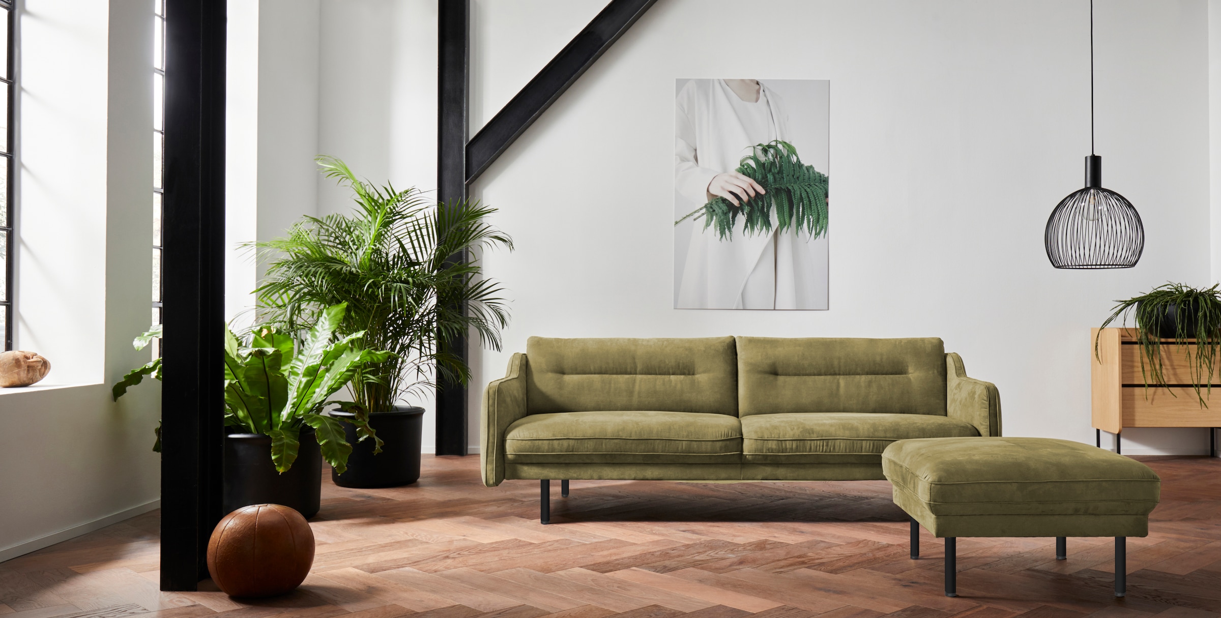 Home affaire 2,5-Sitzer "Nordfyn" edles Design in 3 Bezugsqualitäten, Design by Morten Georgsen