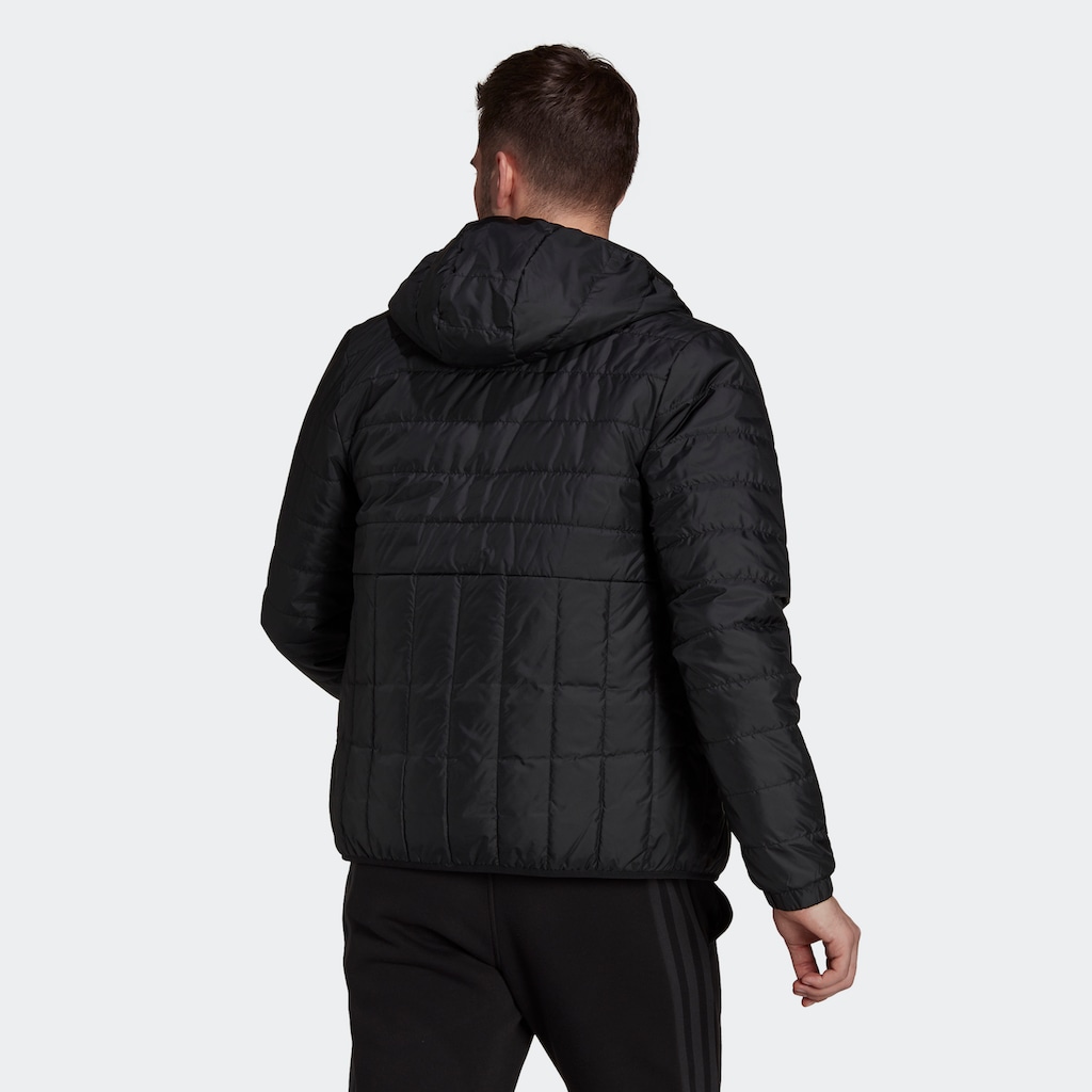 adidas Sportswear Outdoorjacke »ITAVIC 3STREIFEN LIGHT HOODED«, mit Kapuze