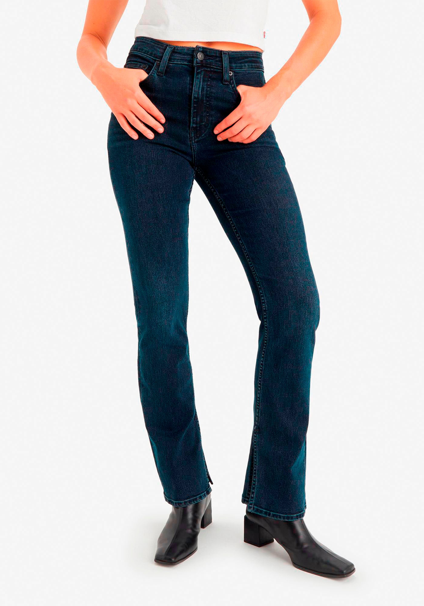 Levi\'s® Bootcut-Jeans »725 High-Rise bestellen mit online Bootcut«, Schlitz
