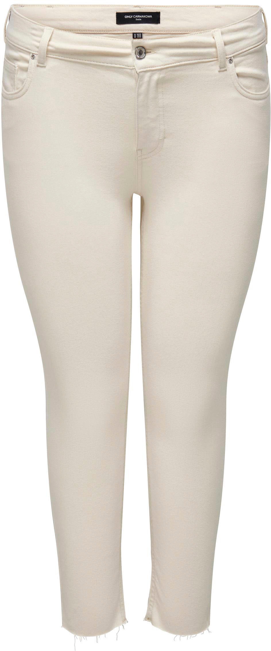 ONLY CARMAKOMA Ankle-Jeans »CARWILLY REG ANK RAW SK DNM DOT019 NOOS« kaufen