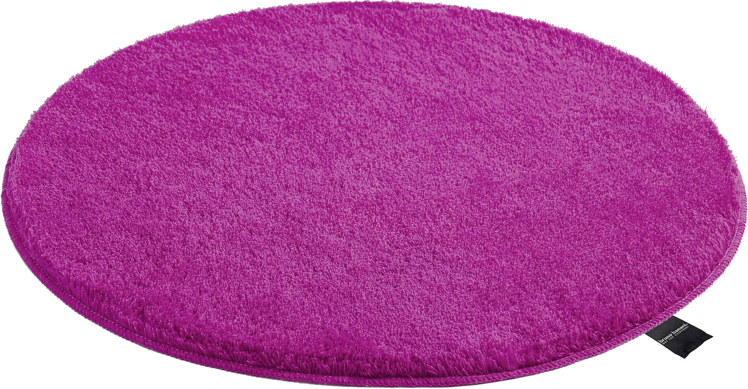 Bruno Banani Badematte »Lana, Badvorleger, Badezimmer Teppich«, rutschhemmend beschichtet, fussbodenheizungsgeeignet-schnell trocknend-strapazierfähig, Badteppich, Badematten, unifarben, auch als 3 teiliges Set & rund