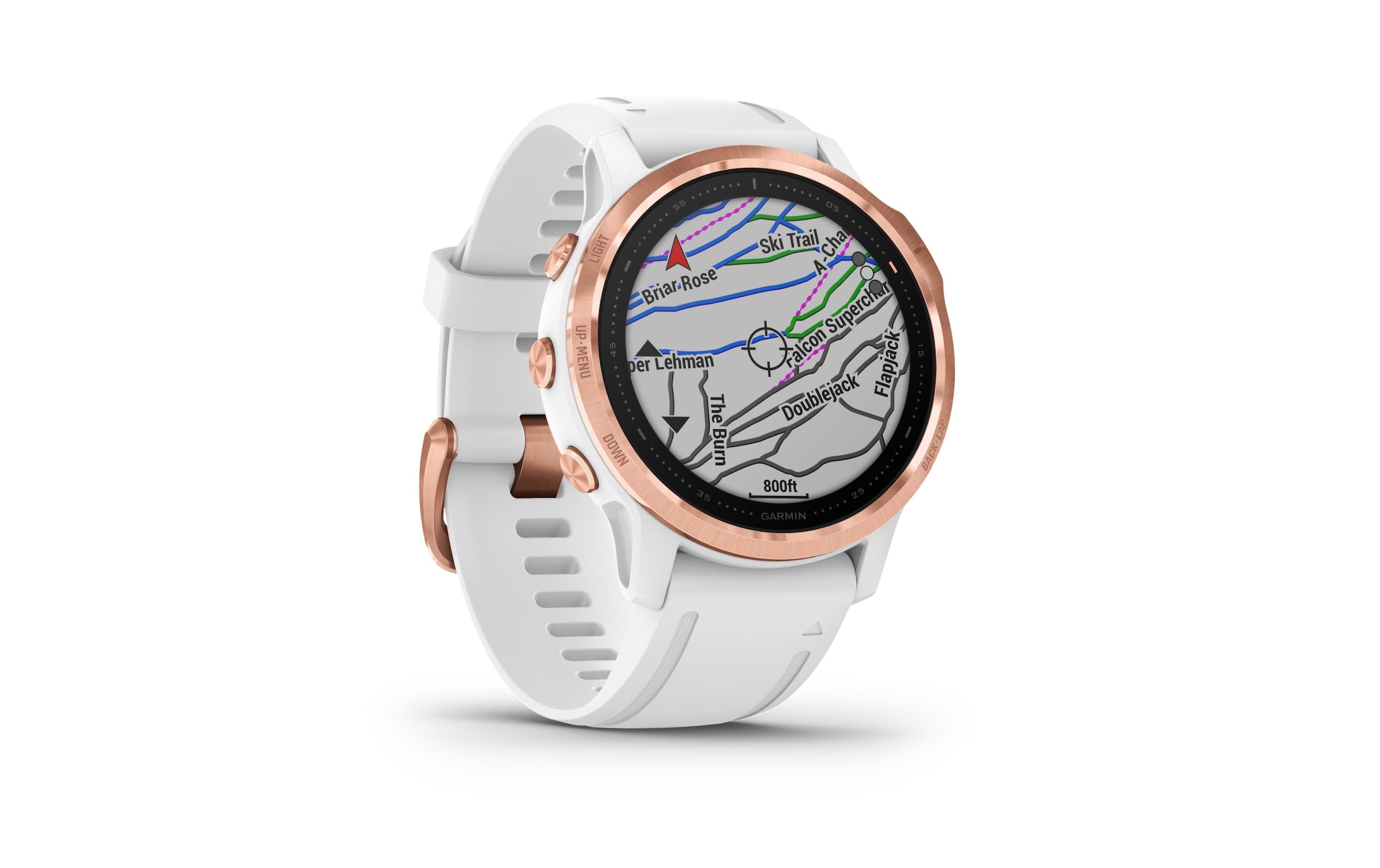 Garmin Smartwatch »fenix 6S Pro Rosegoldfarben/Weiss«