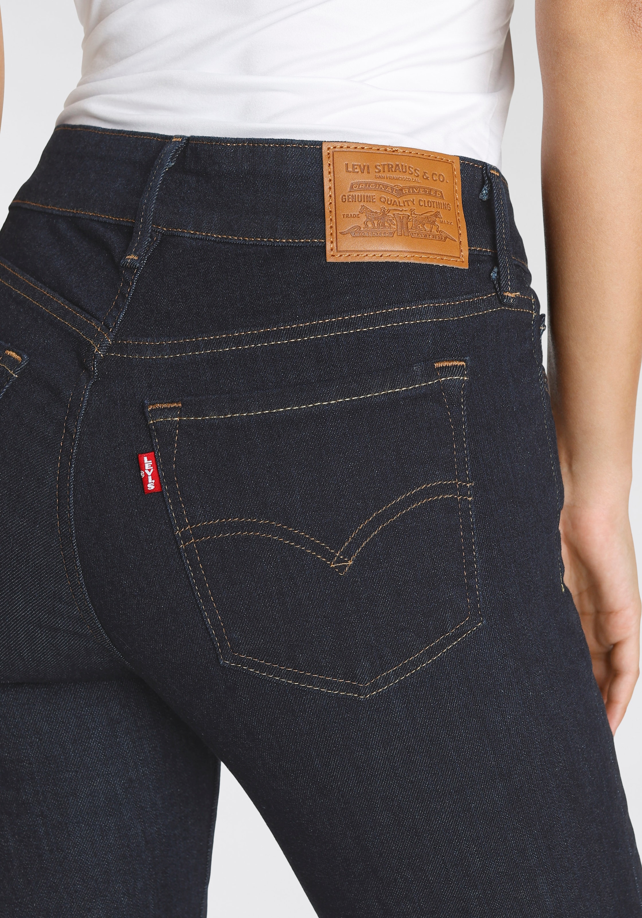 Levi's® Röhrenjeans »711 DOUBLE BUTTON«