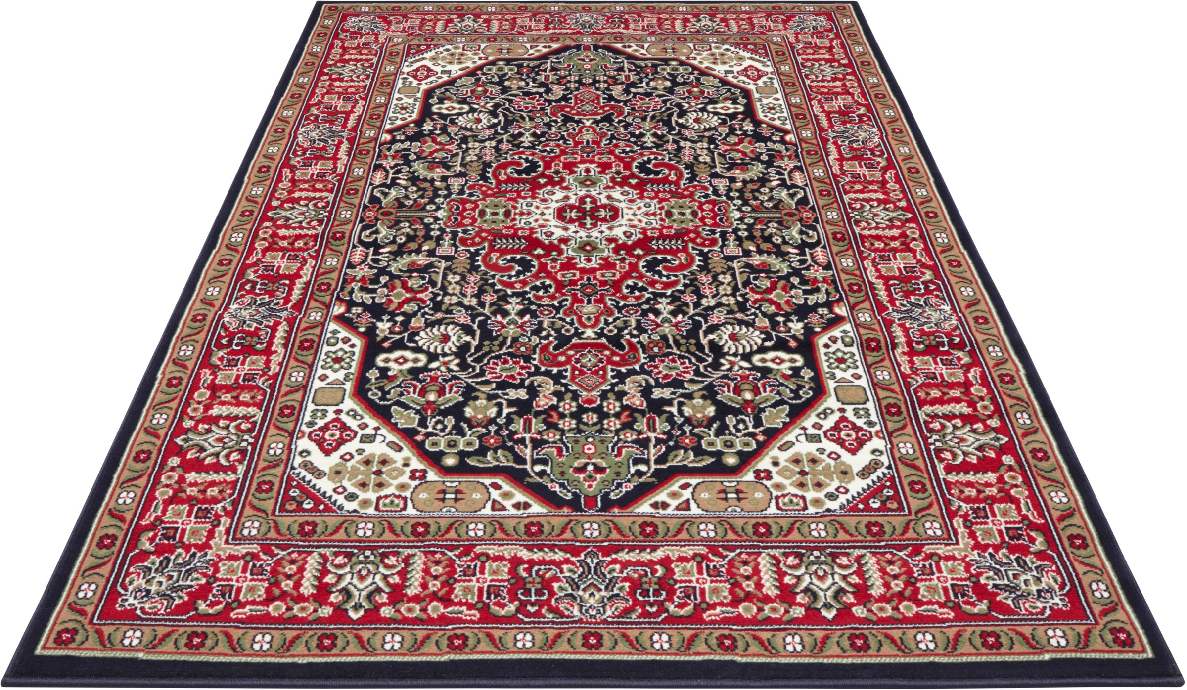 NOURISTAN Teppich »Skazar Isfahan«, rechteckig, 9 mm Höhe, Kurzflor, Orient, Läufer, Vintage, Esszimmer, Wohnzimmer, Flur