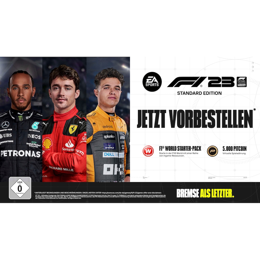 Electronic Arts Spielesoftware »F1 23«, PlayStation 5