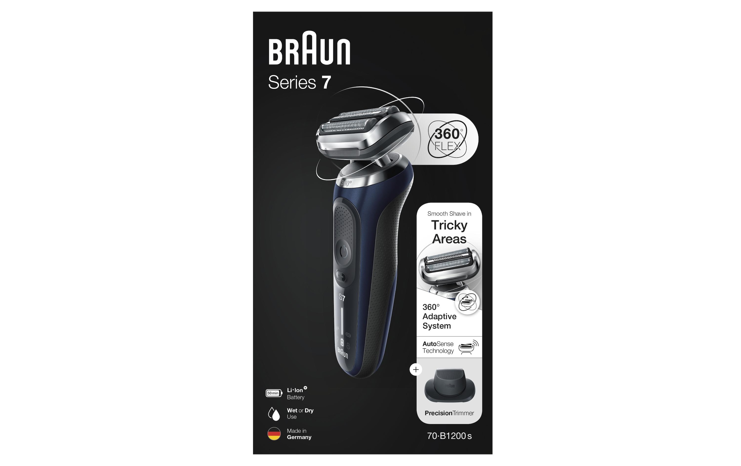 Braun Gesichtshaarrasierer »Series 7 70-B1200s«
