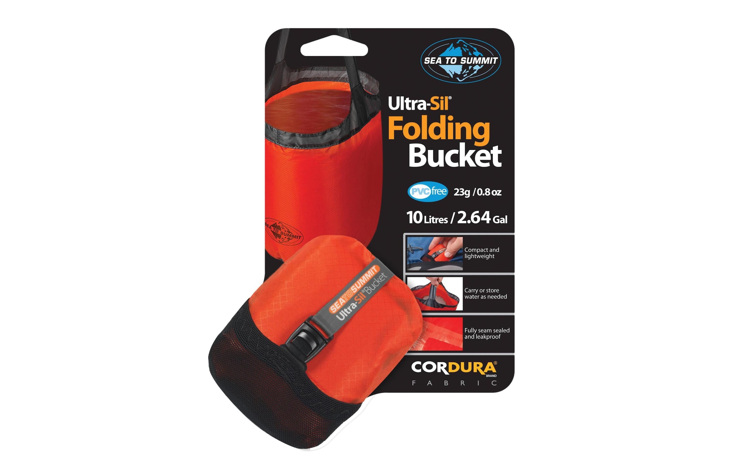 sea to summit Kanister »Pocket Ultra S Folding Bucket«, Zusammenfaltbar
