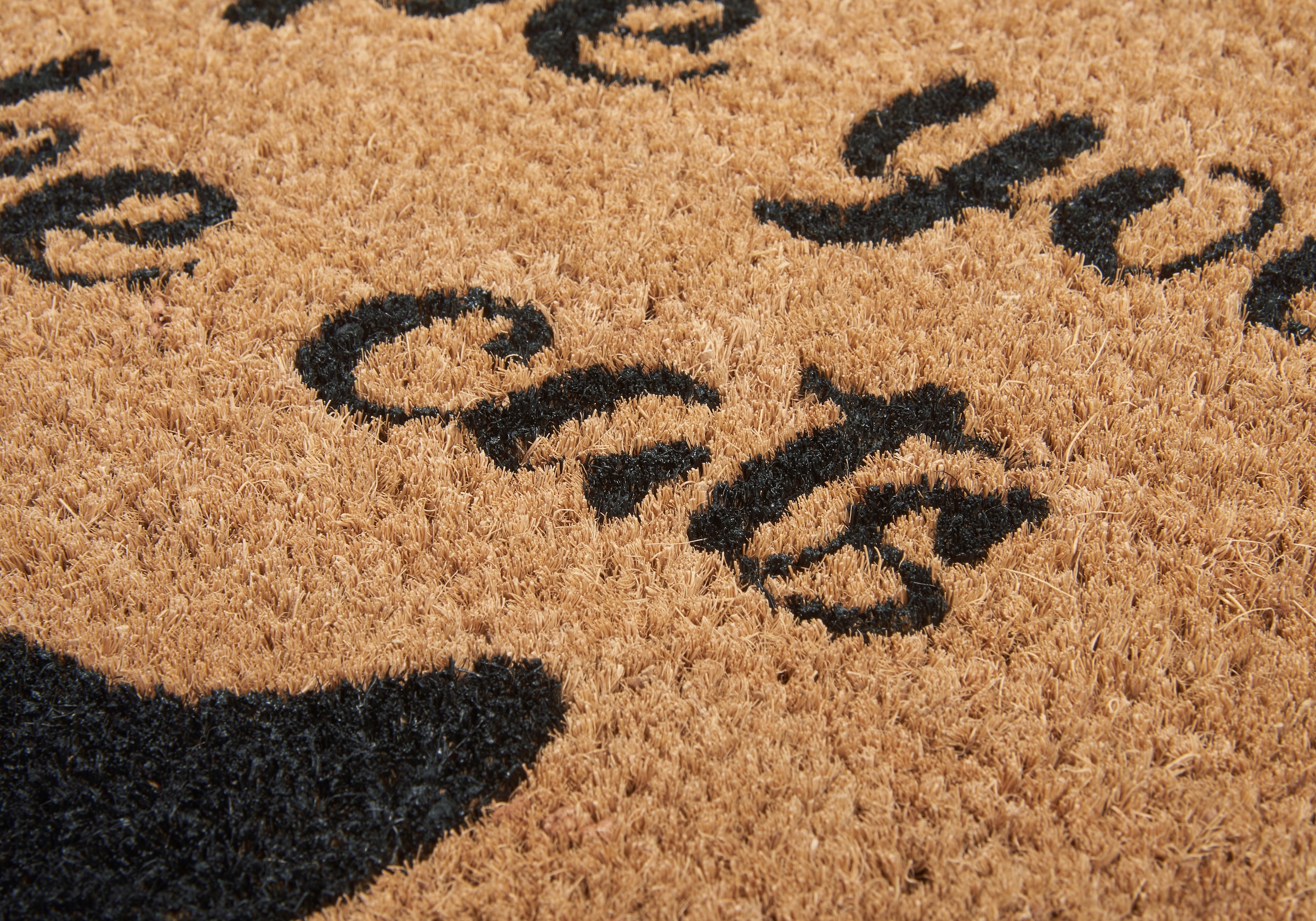HANSE Home Fussmatte »Mix Mats Kokos Cat Fan, Türmatte«, rechteckig, 15 mm Höhe, Kokos, Schmutzfangmatte, Outdoor, Rutschfest, Innen, Kokosmatte, Flur