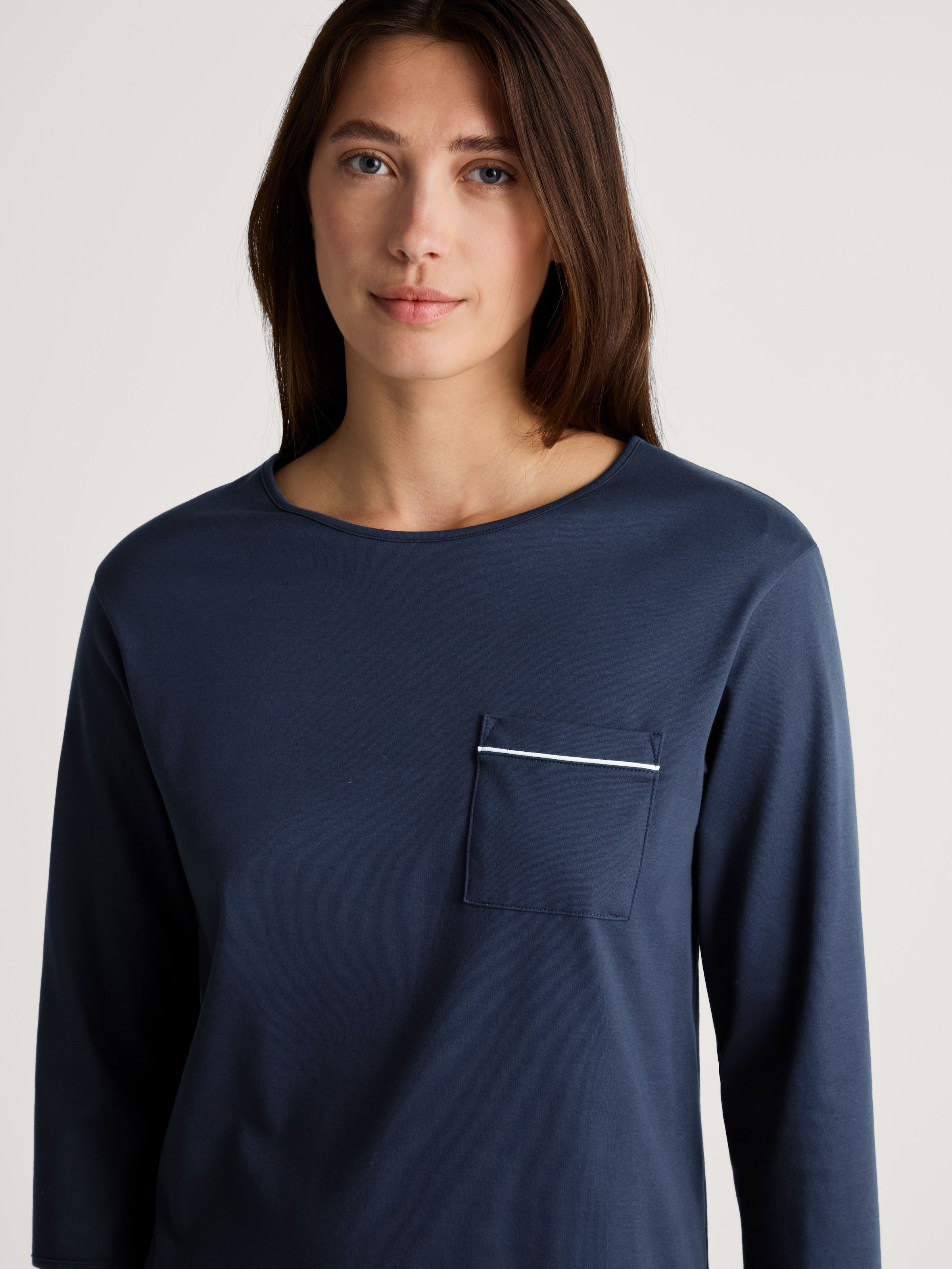 CALIDA Pyjama »Sweet Dreams«, (2 tlg.), 3/4-Länge, Rundhals, weich, Interlock-Qualität, Pure Cotton