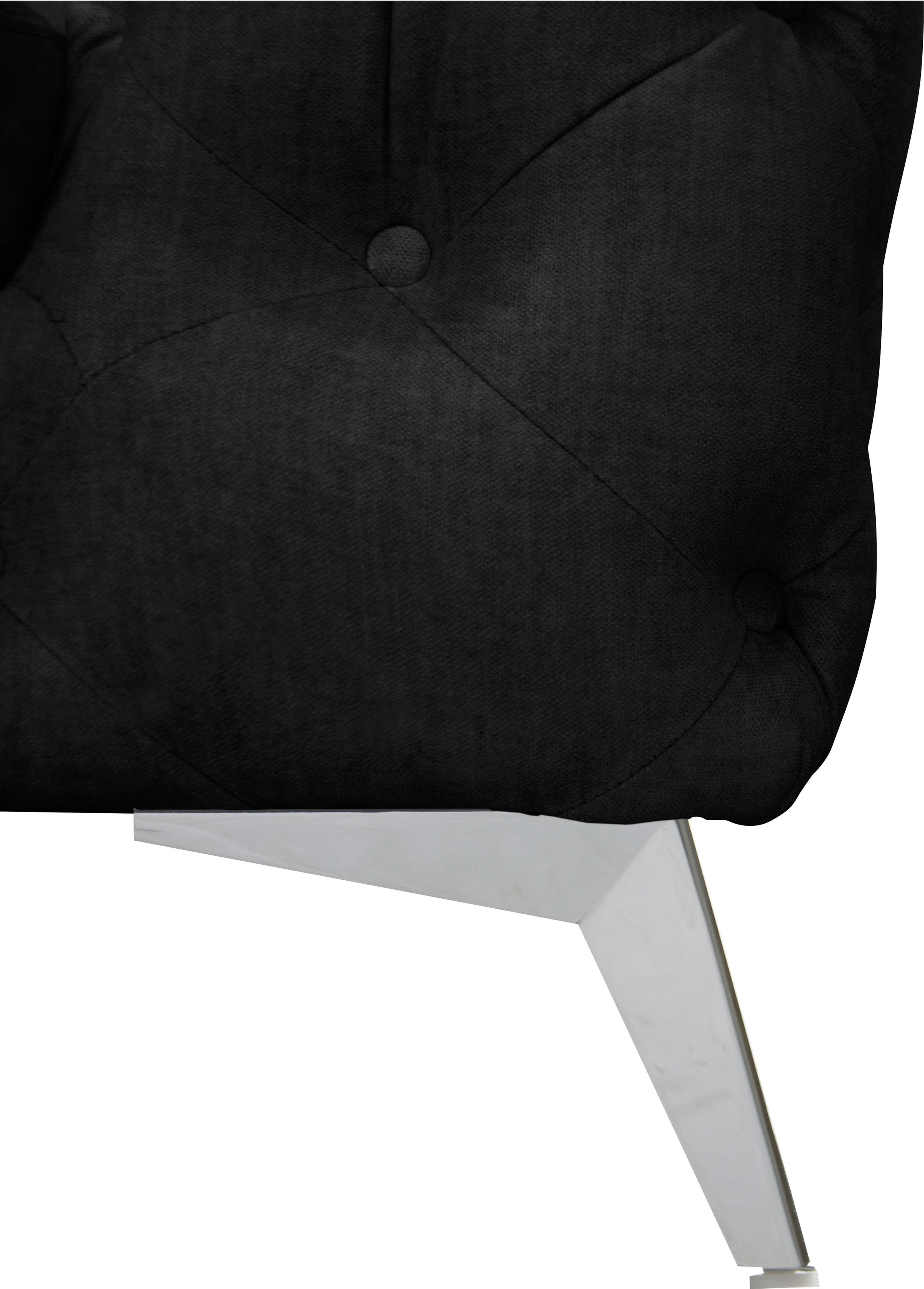 Leonique Chesterfield-Sessel »Glynis Sessel«, aufwändige Knopfheftung, moderne Chesterfield Optik, Fussfarbe wählbar