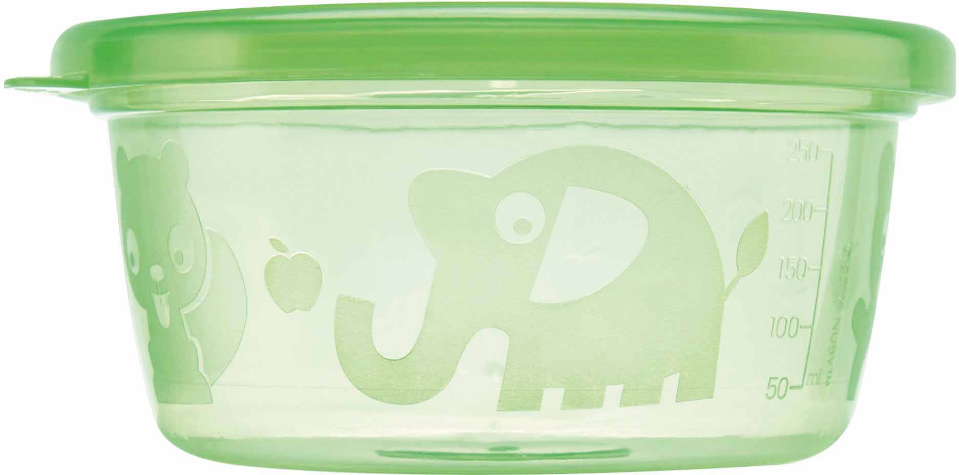 Nuby Kinderschale »Pick Nick«, 6 tlg., aus Polypropylen, mit Deckel