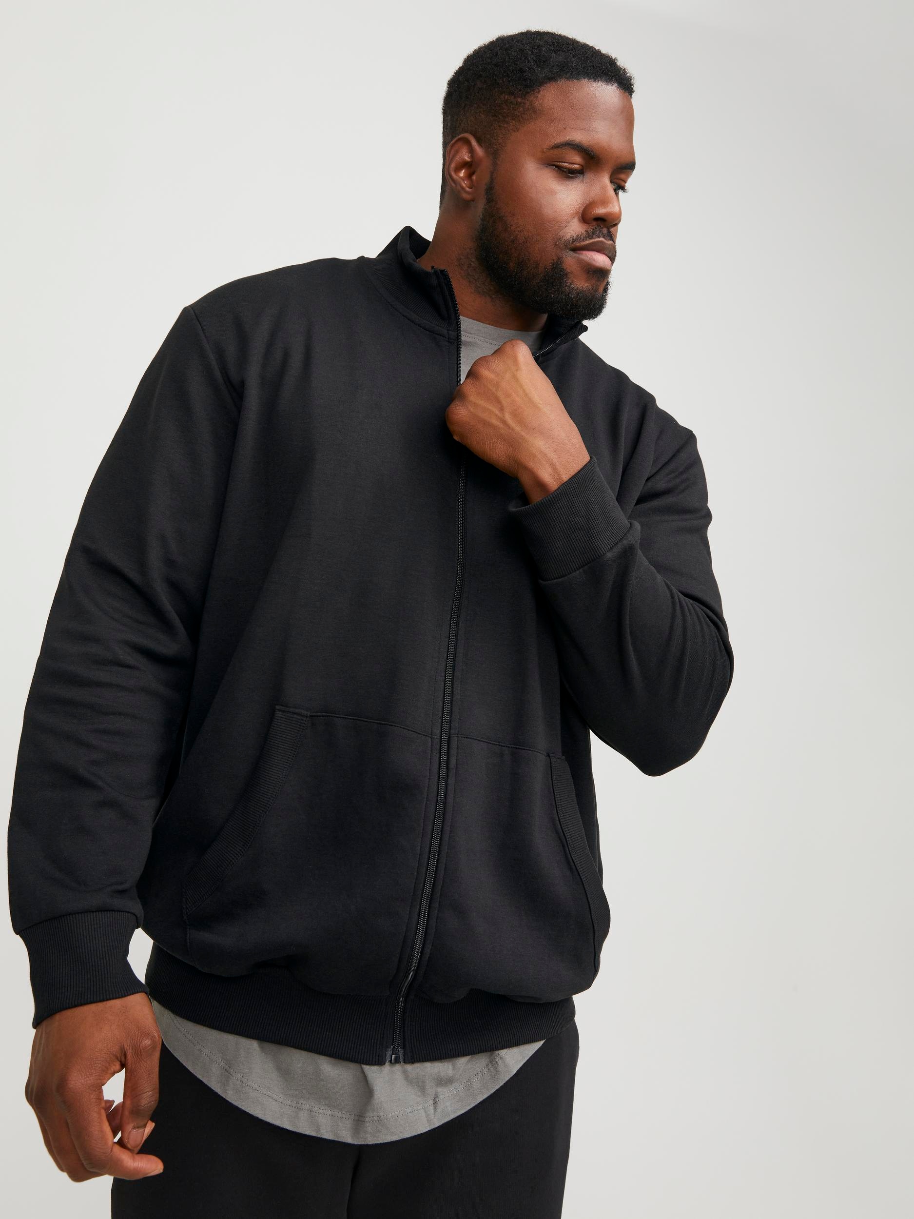 Jack & Jones PlusSize Sweatshirt »JJEPAULOS SWEAT ZIP NOOS PLS«