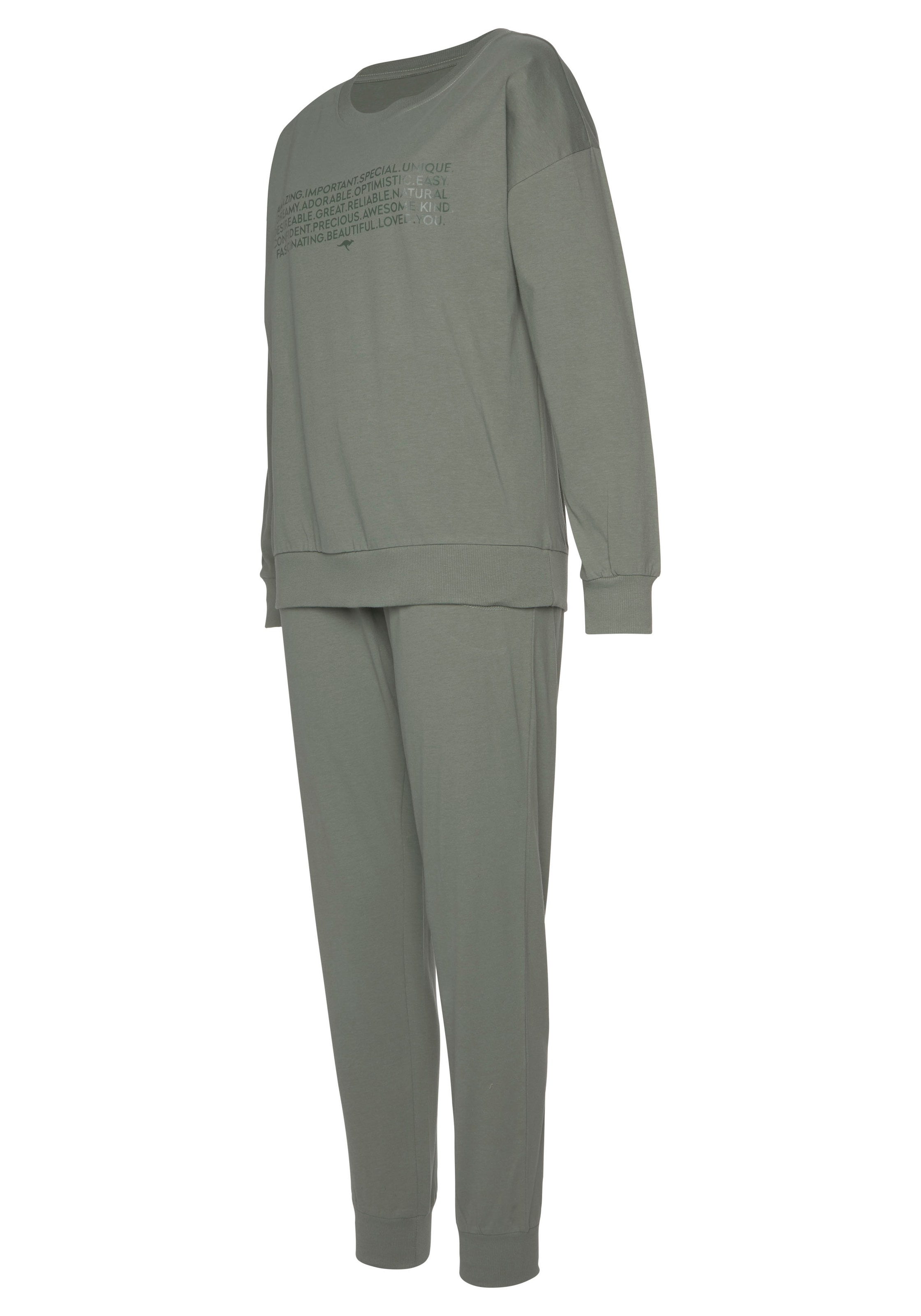 Mode liefern KangaROOS Pyjama, (2 tlg., bei mit Stück), Jelmoli-Versand Slogan-Frontdruck online Schweiz 1 kaufen