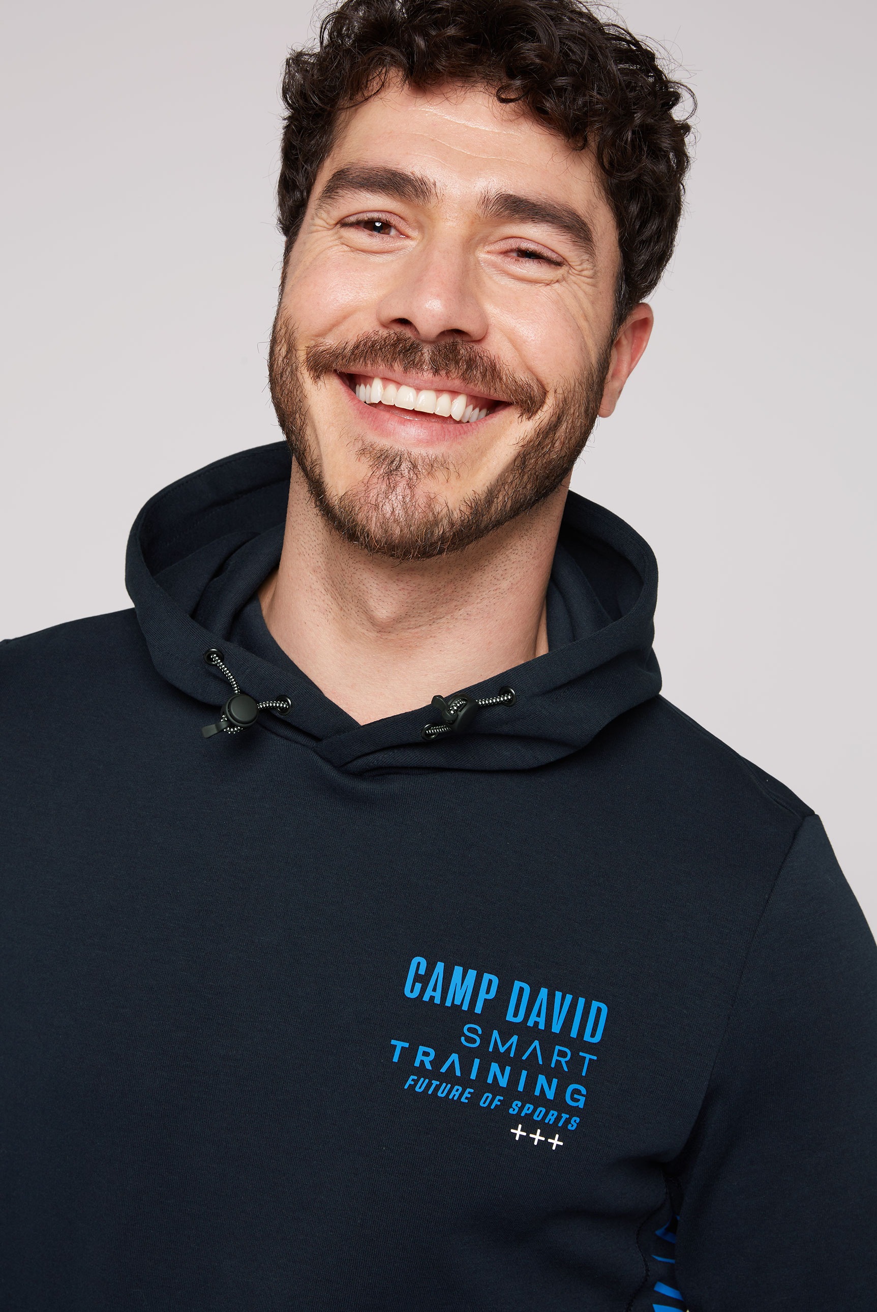 CAMP DAVID Kapuzensweatshirt, mit kontrastreichen Prints