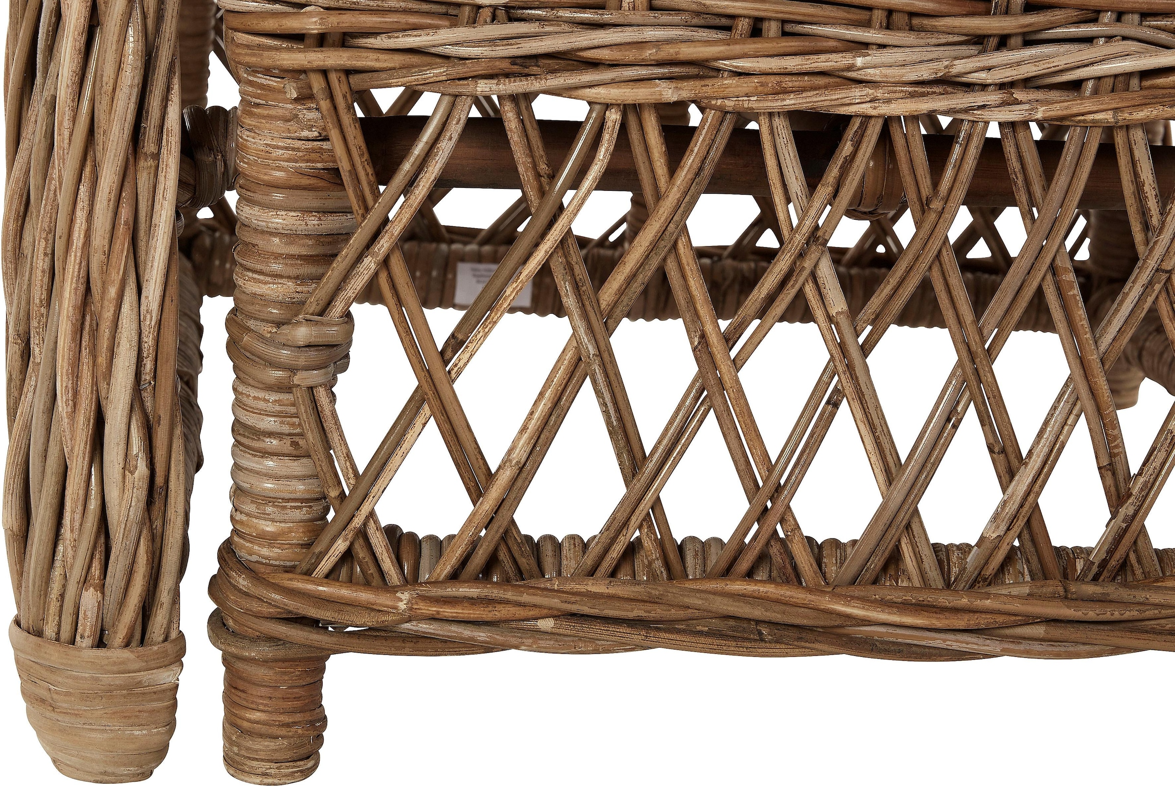 Home affaire Rattanstuhl, Handarbeit, Masse (B/T/H): (67/75/91)