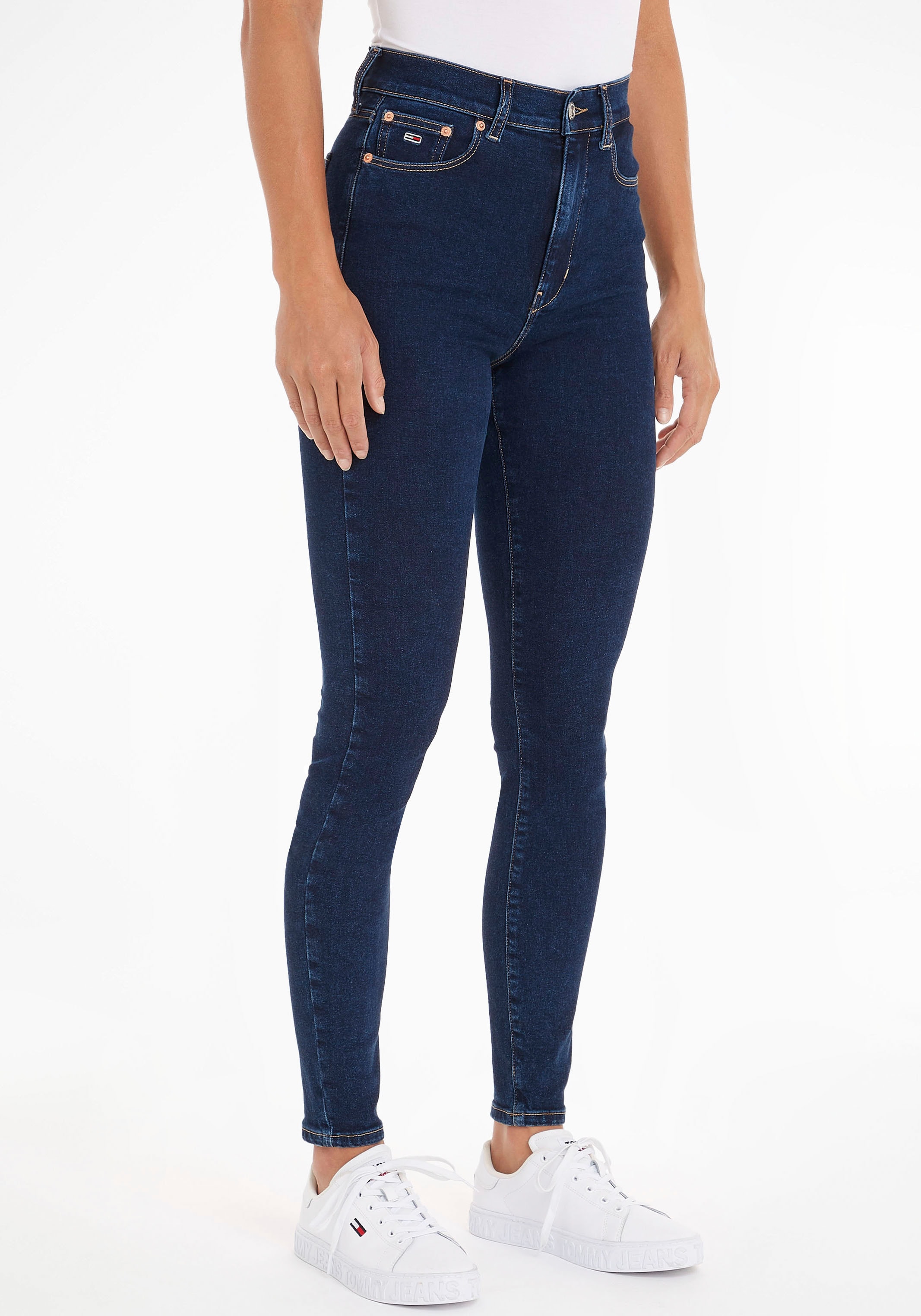Tommy Jeans elastischer | Baumwolle online Jelmoli-Versand bestellen 5-Pocket-Style im aus Skinny-fit-Jeans