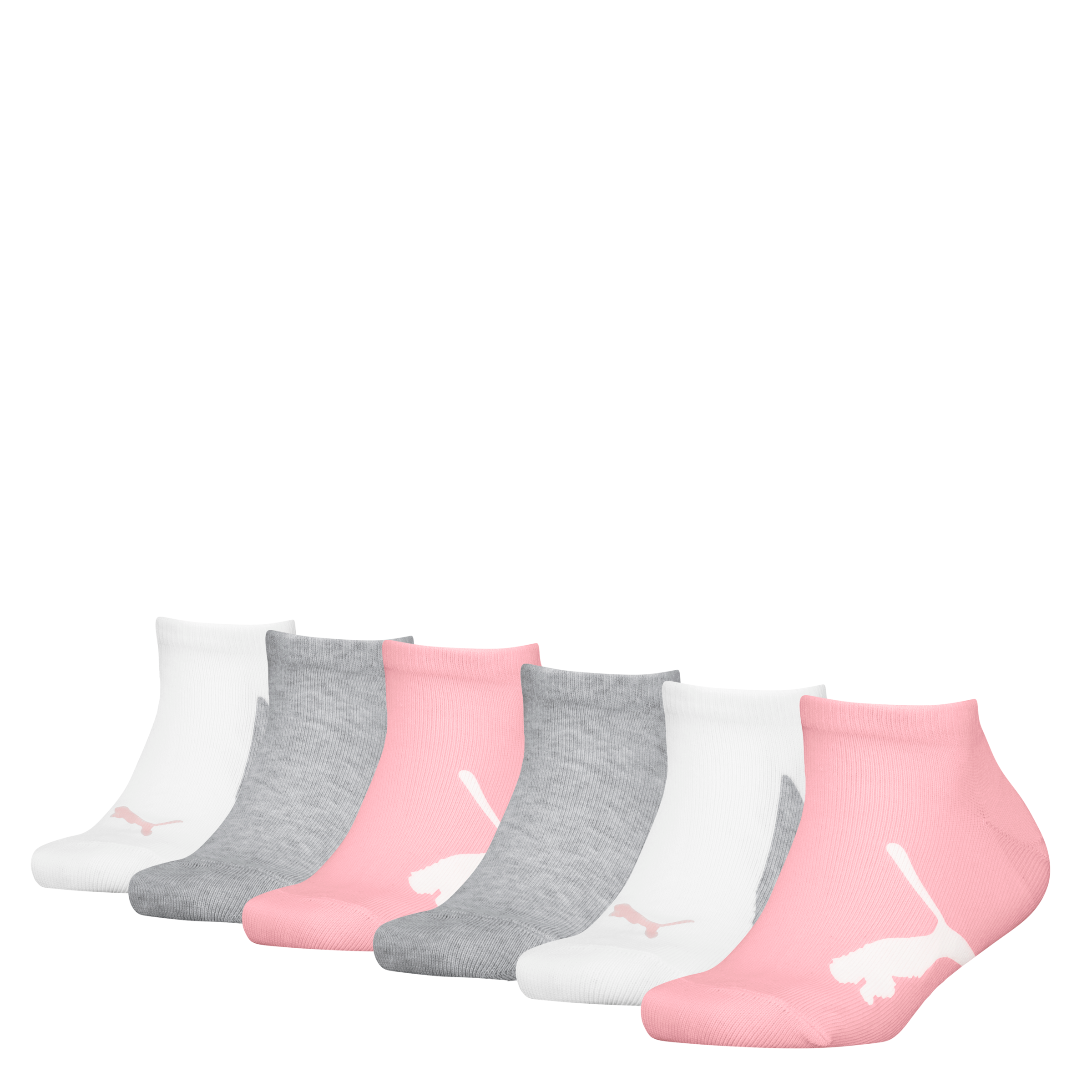 PUMA Sneakersocken »PUMA KIDS BWT SNEAKER 6P ECOM« 6er-Pack, mit verstärkten Nähten