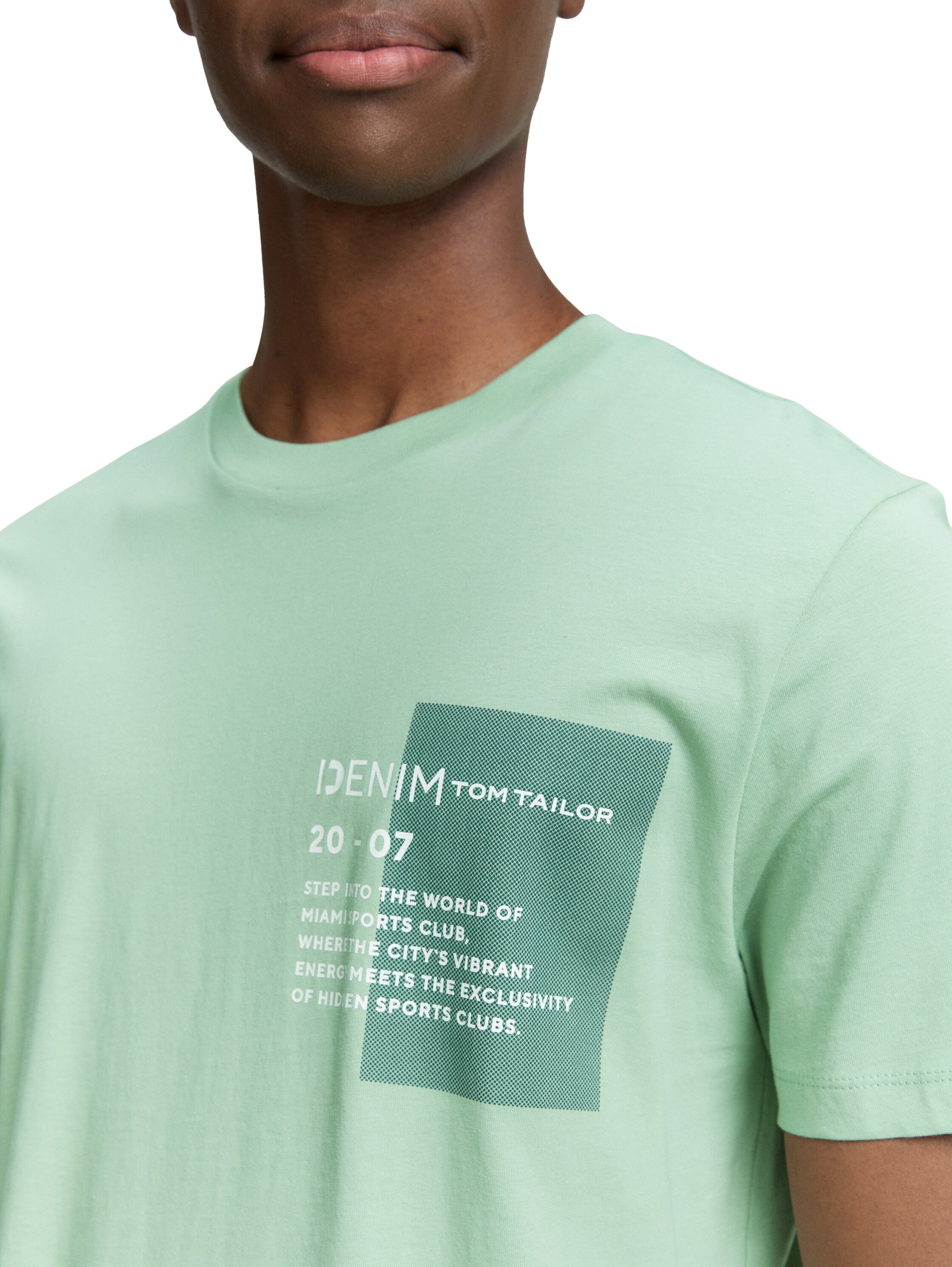 TOM TAILOR Denim T-Shirt, mit verschiedenen Logo Prints